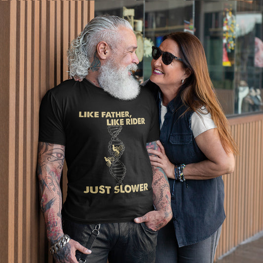 Father and Son Cycling T-Shirt – Like Father, Like Rider
