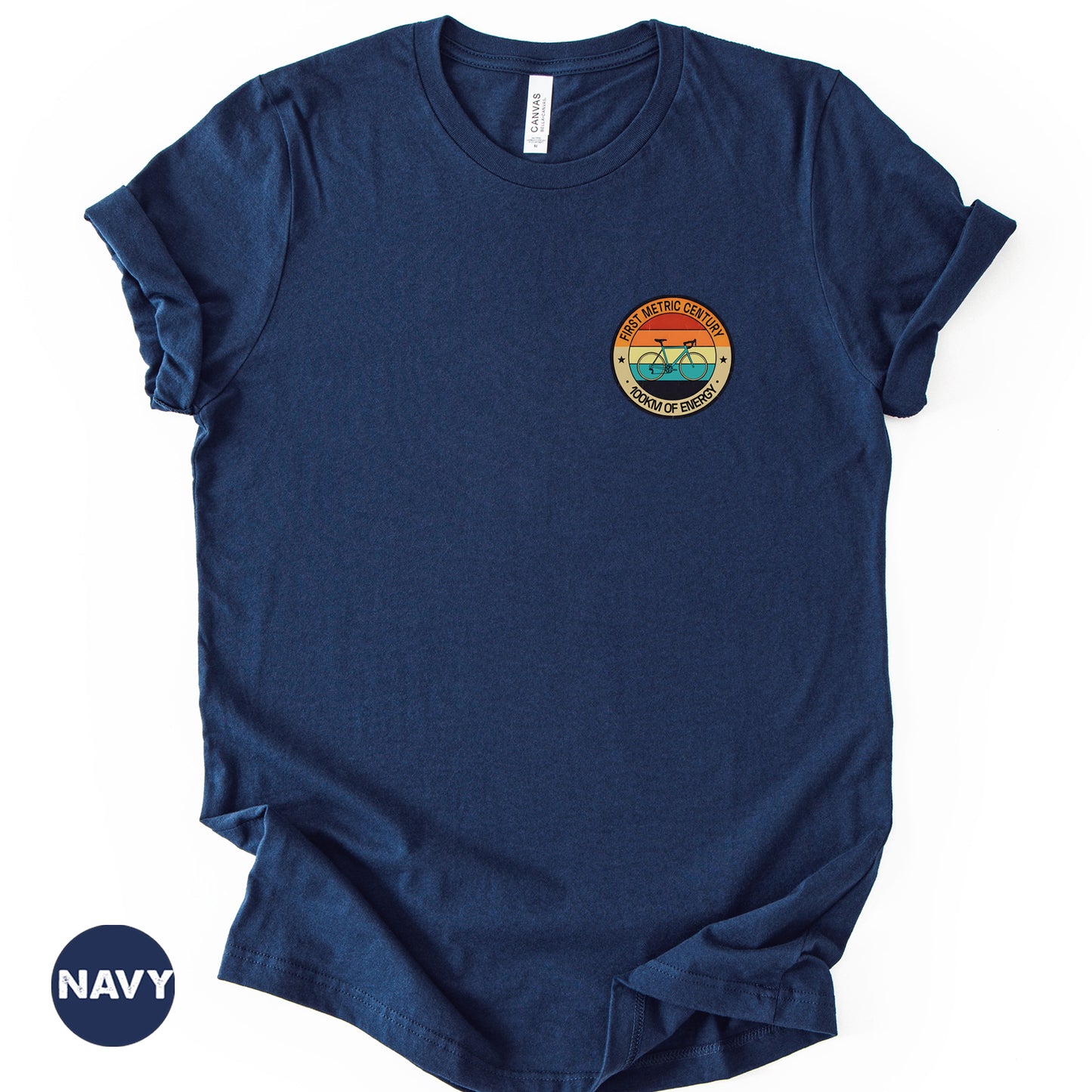 First Metric Century T-Shirt | 100km Cycling Achievement Gift