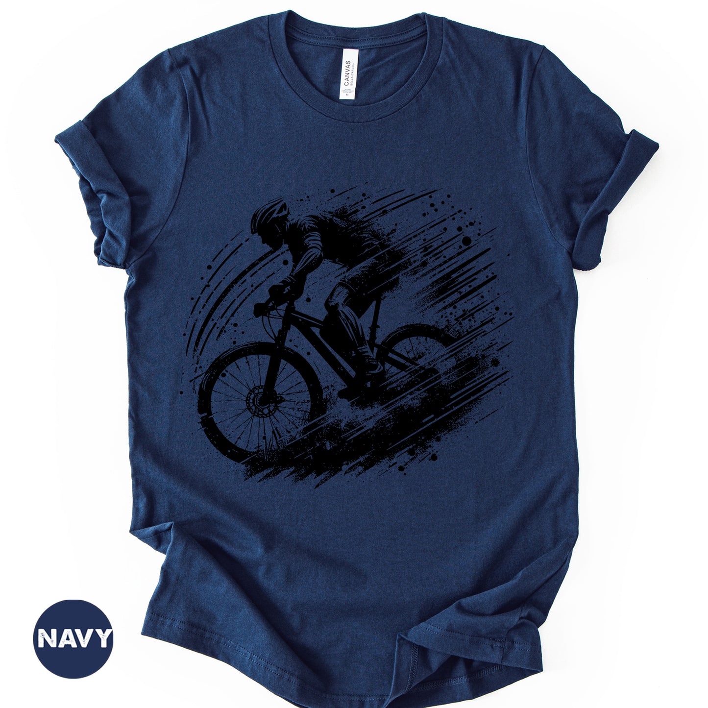 Cycling T-Shirt – Push Hard, Ride Free.