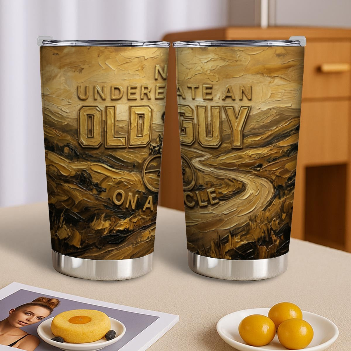 Old Guy Tapered Tumbler