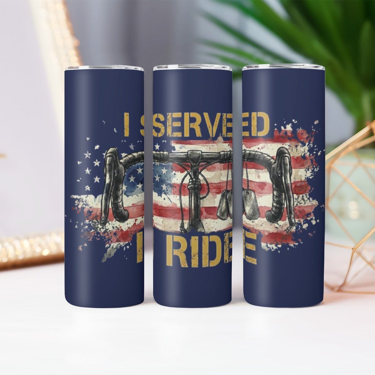 Veteran Cyclist | Skinny Tumbler