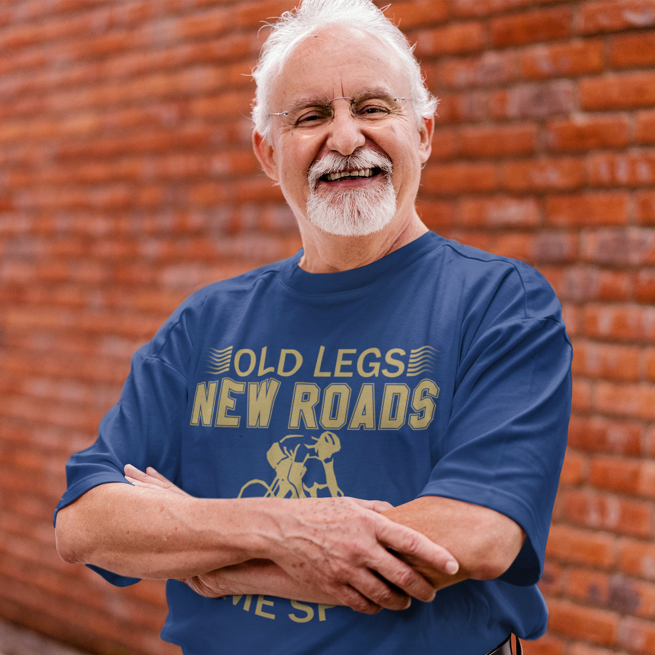 Old Man Strength T-Shirt | Funny Veteran Cyclist Gift