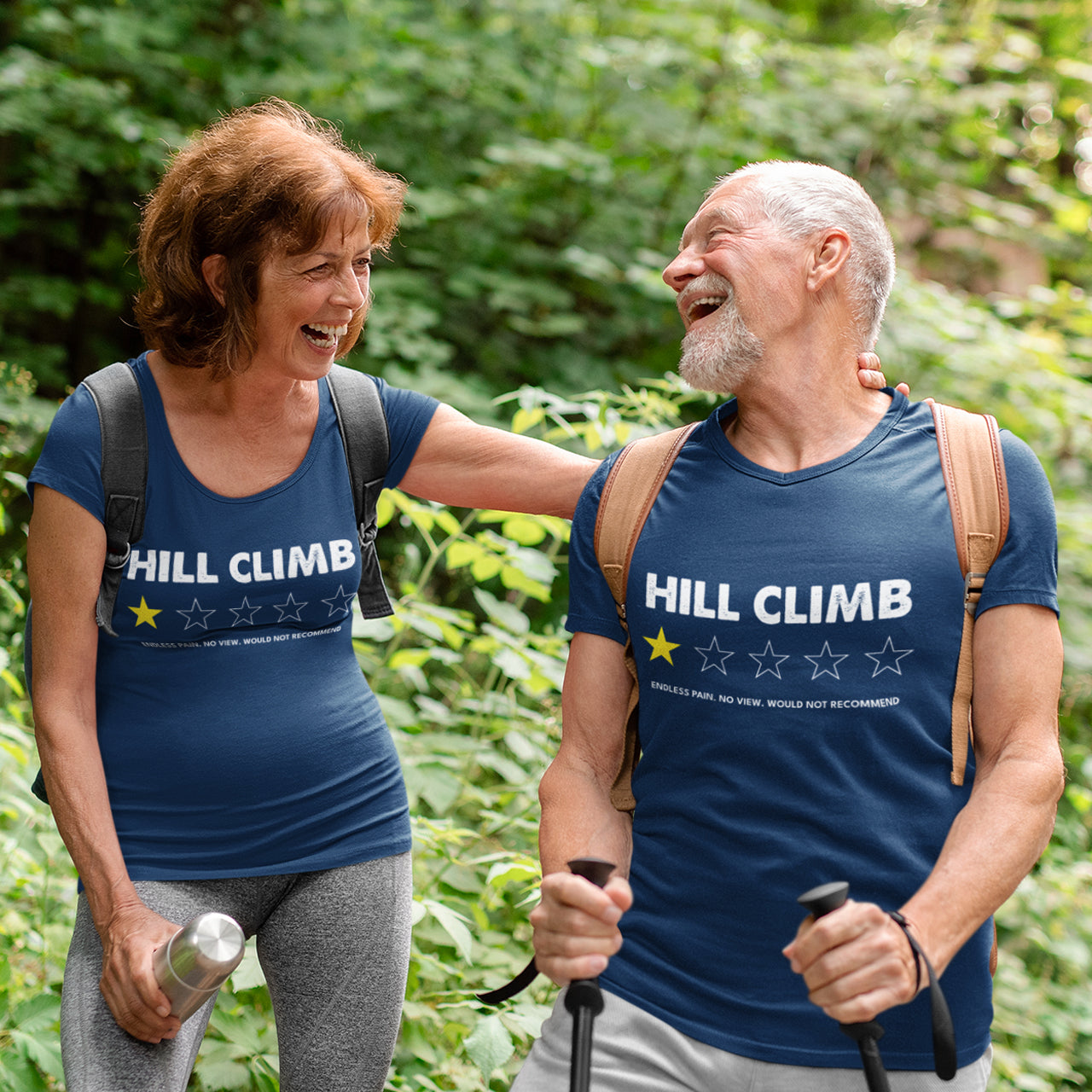 Funny Hill Climb T-Shirt | Sarcastic Cycling Review Tee