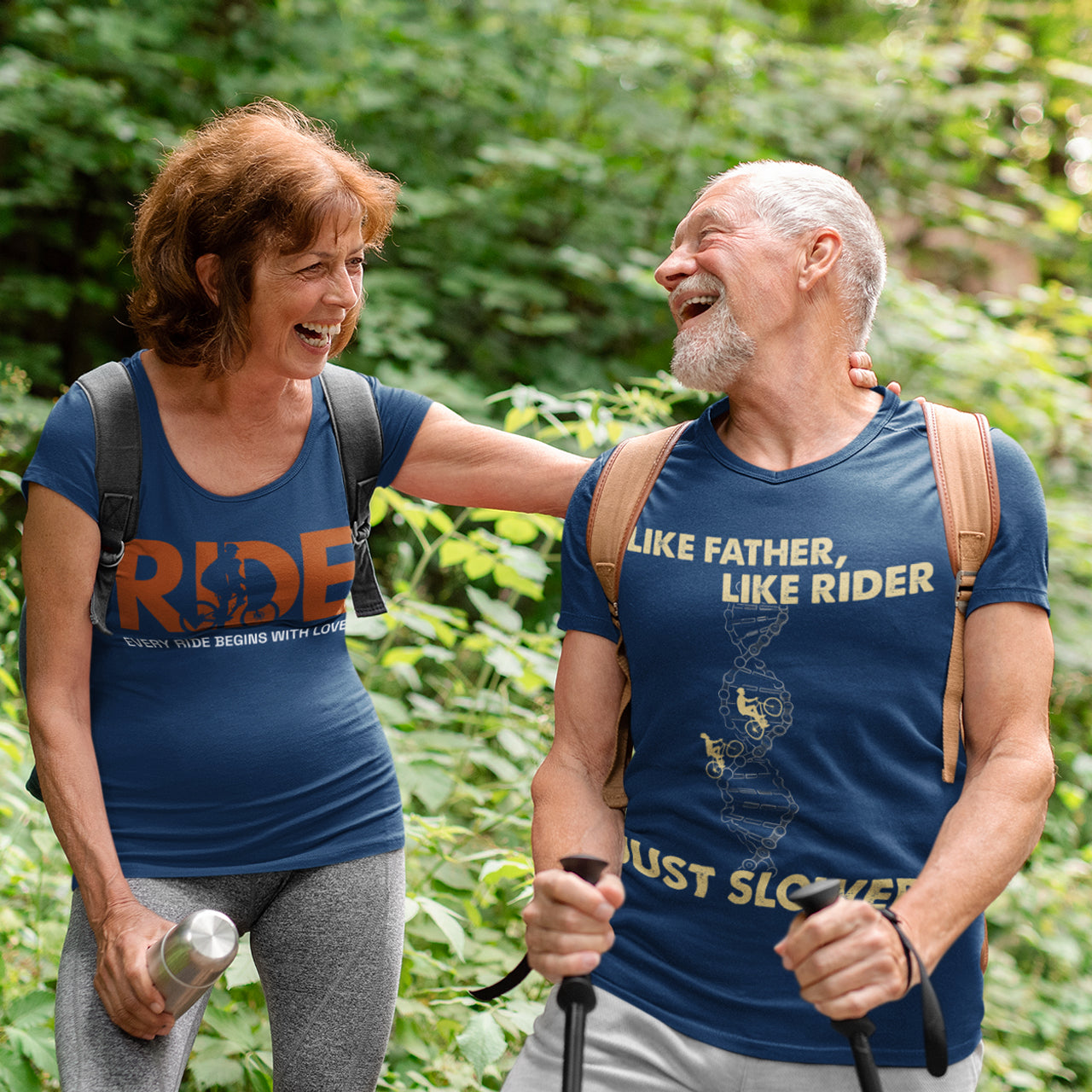 Father and Son Cycling T-Shirt – Like Father, Like Rider