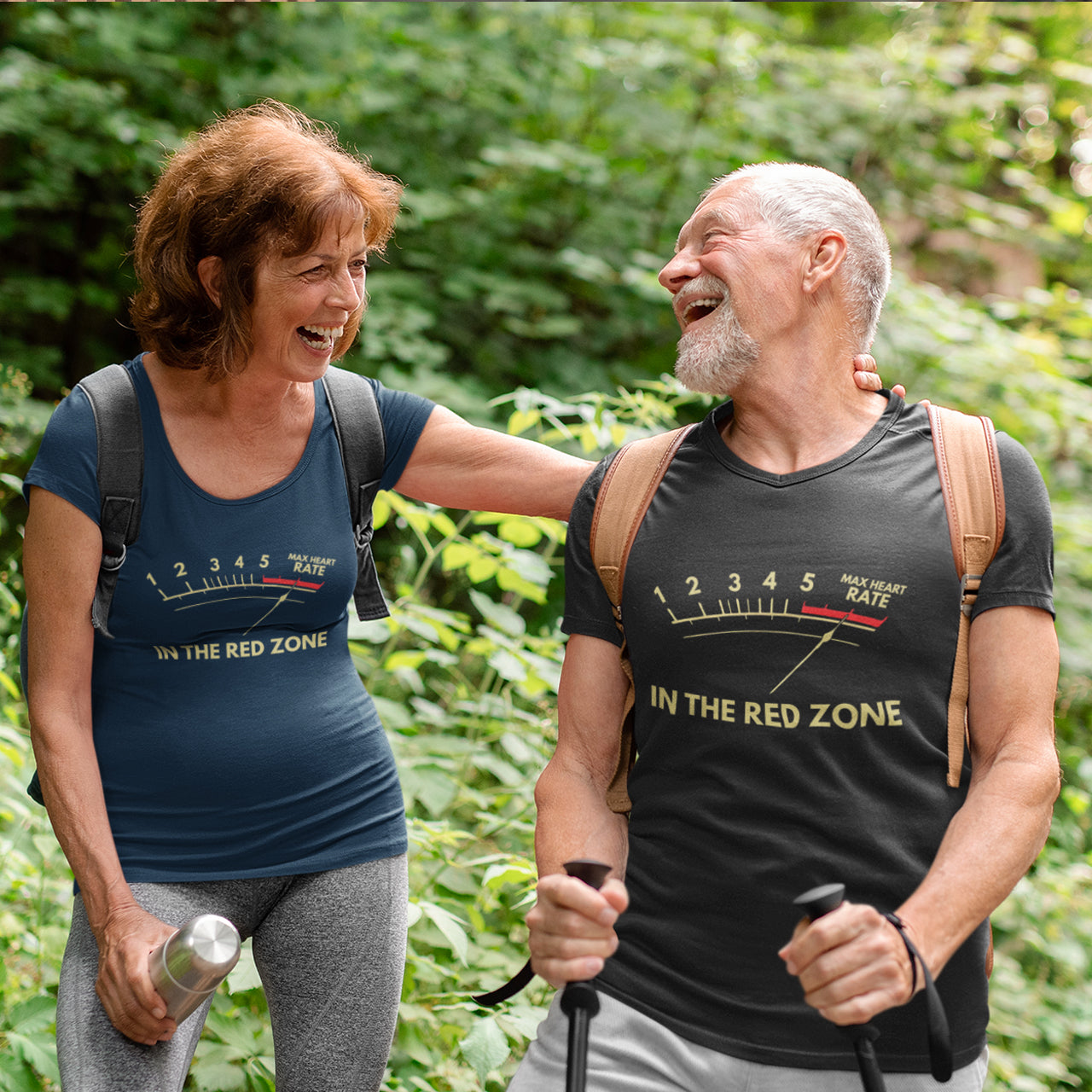 "In The Red Zone" T-Shirt | Funny Max Heart Rate Cycling Tee