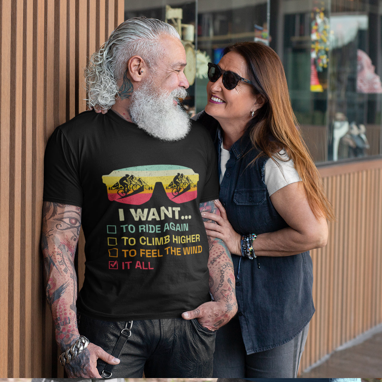 Funny Cycling Wishlist T-Shirt | "I Want It All" Biker Tee