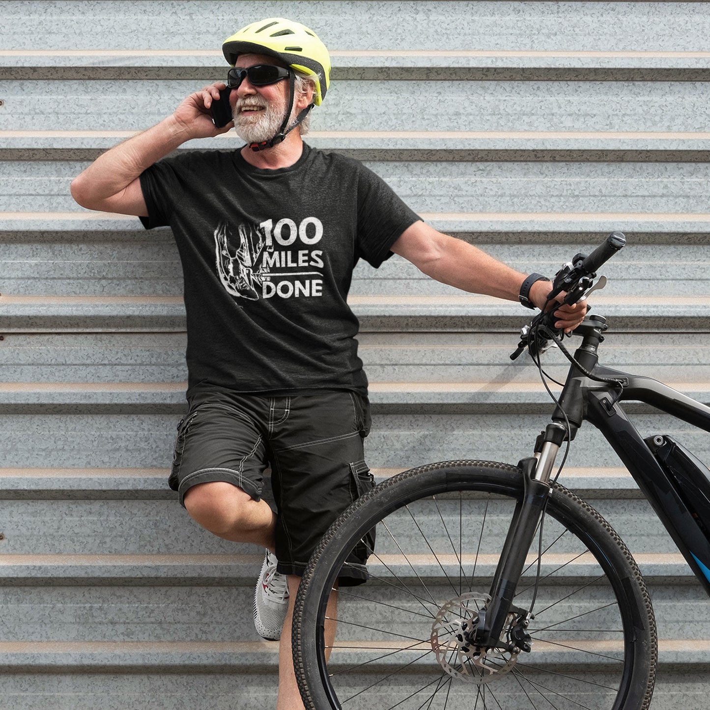 "100 Miles Done" T-Shirt | Century Ride Finisher Gift