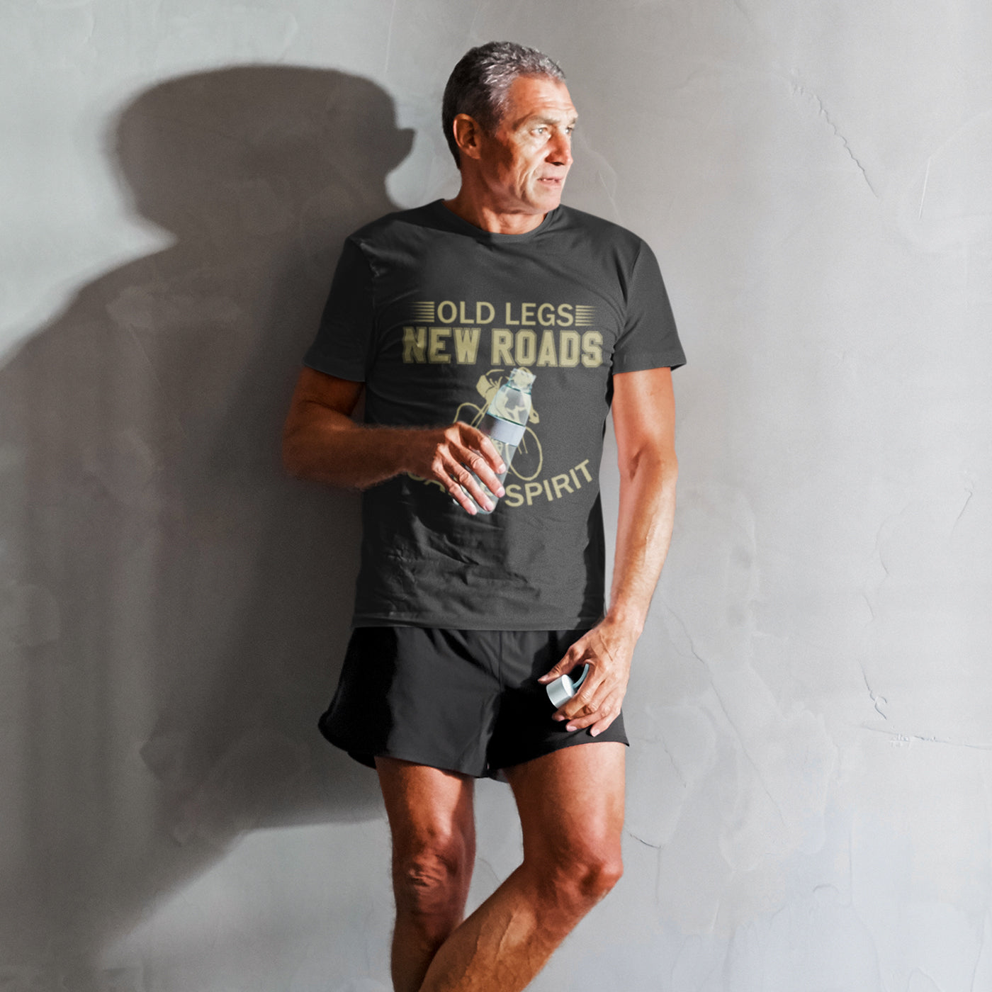 Old Man Strength T-Shirt | Funny Veteran Cyclist Gift