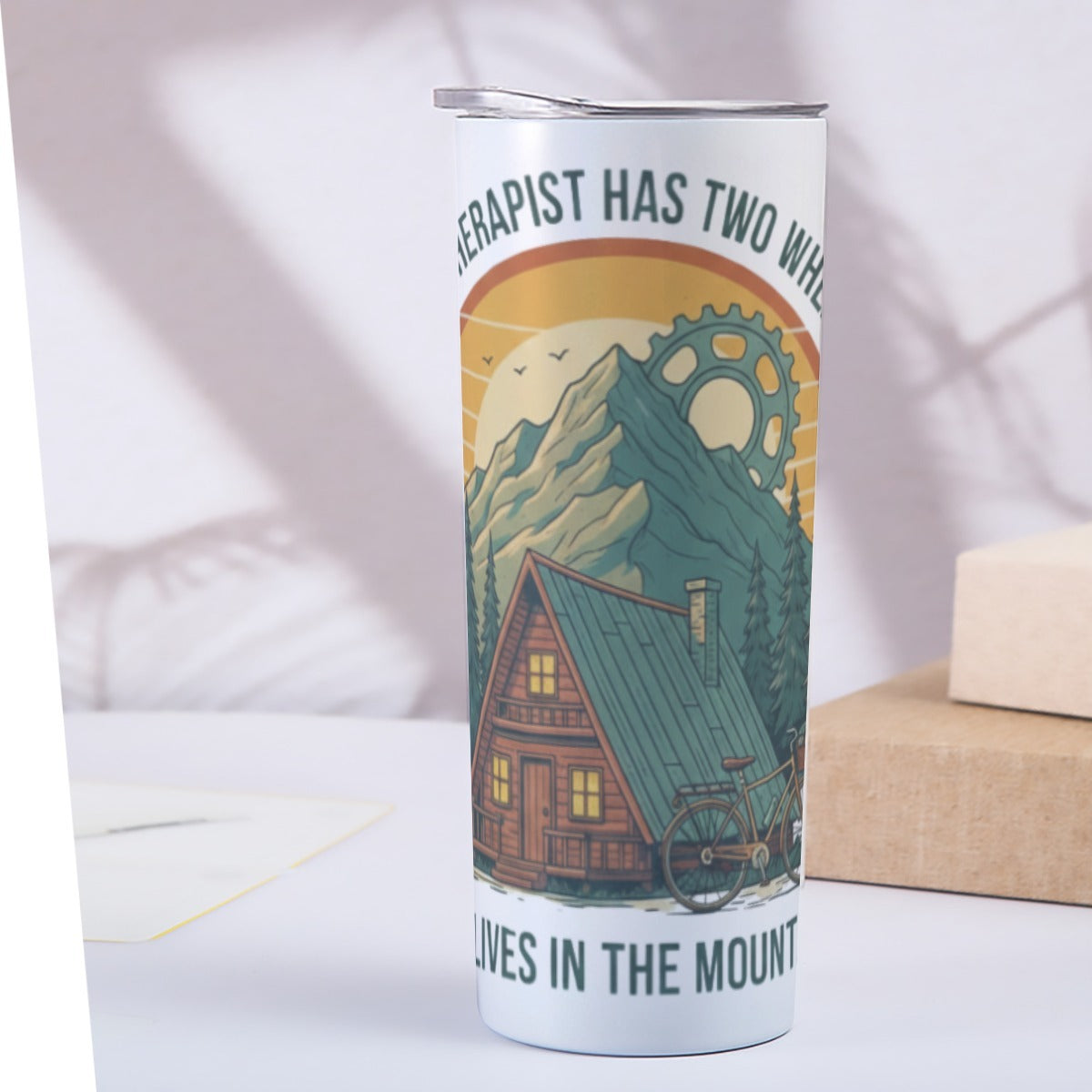 Ride Therapy Skinny Tumbler