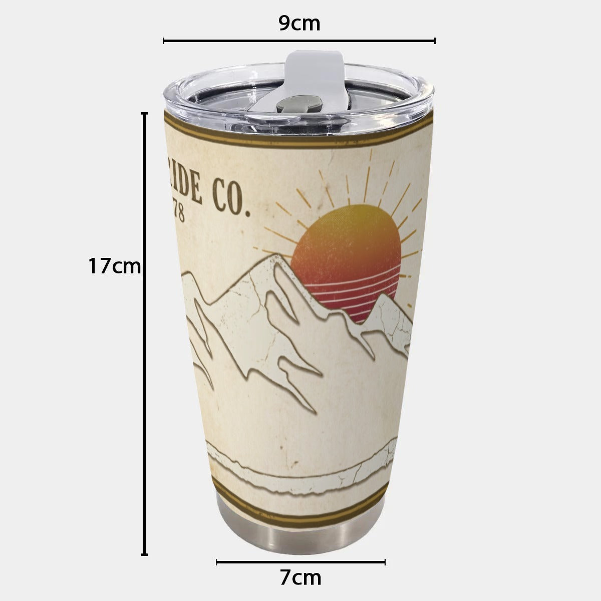 Vintage Ride Tapered Tumbler