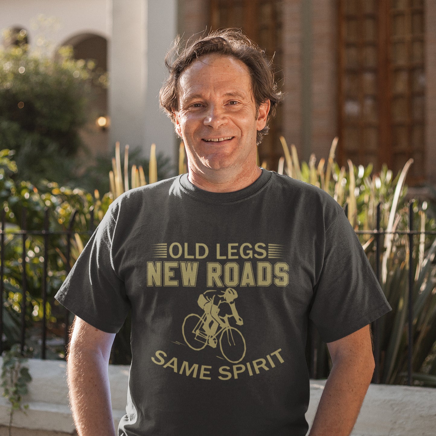 Old Man Strength T-Shirt | Funny Veteran Cyclist Gift