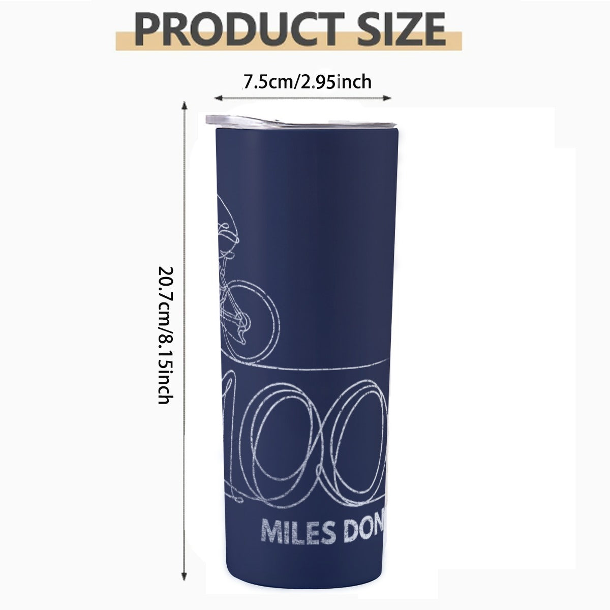 1000 Miles | Skinny Tumbler