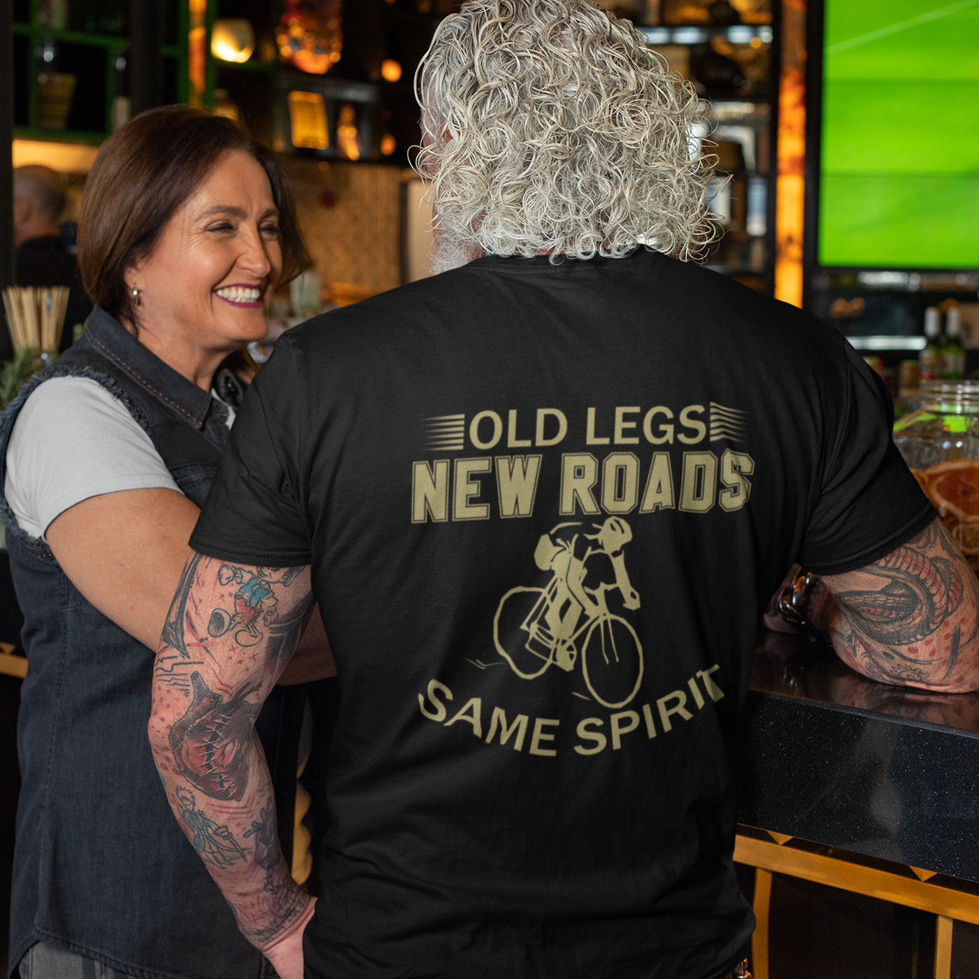 Old Man Strength T-Shirt | Funny Veteran Cyclist Gift