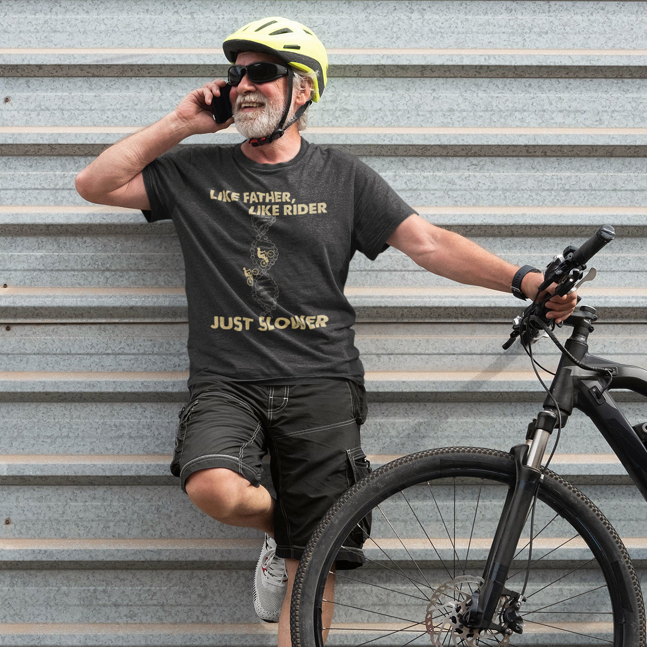Father and Son Cycling T-Shirt – Like Father, Like Rider