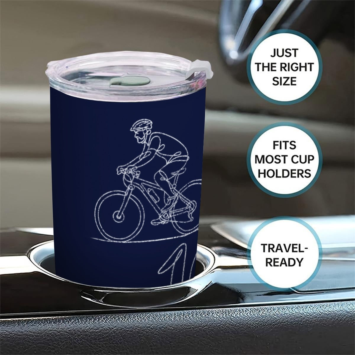 100 Miles Tapered Tumbler