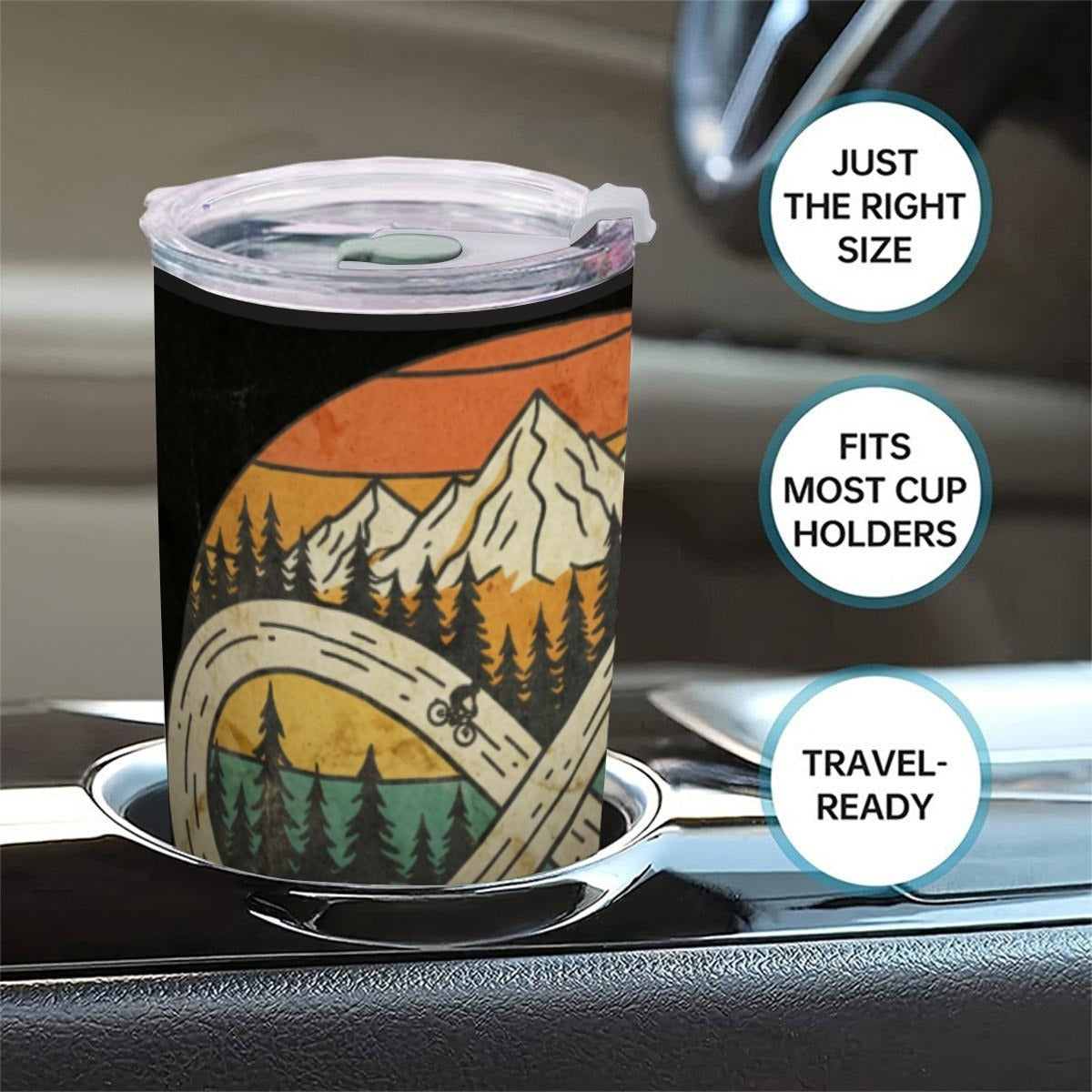 Mountain Therapy Tapered Tumbler
