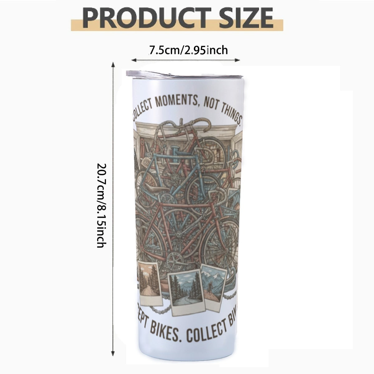 Collect Bikes  Skinny Tumbler