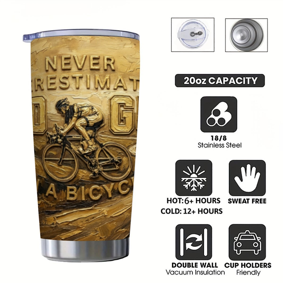 Old Guy Tapered Tumbler