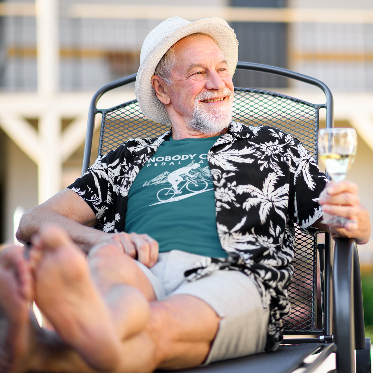 "Nobody Cares Pedal Faster" T-Shirt | Funny Motivational Cycling Tee