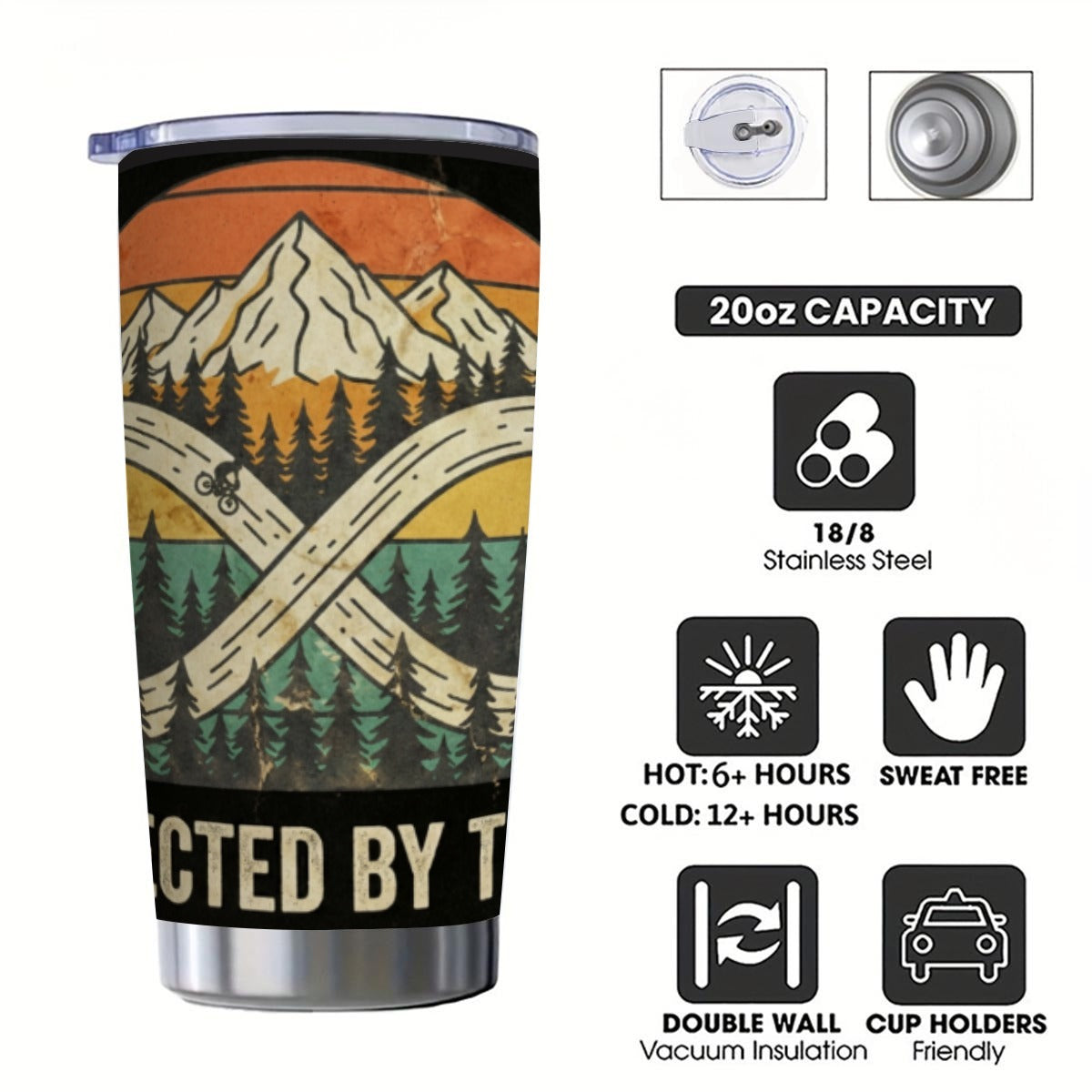 Mountain Therapy Tapered Tumbler