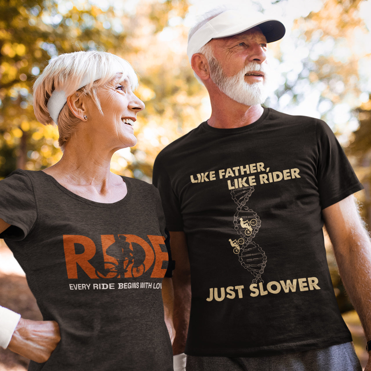 Father and Son Cycling T-Shirt – Like Father, Like Rider