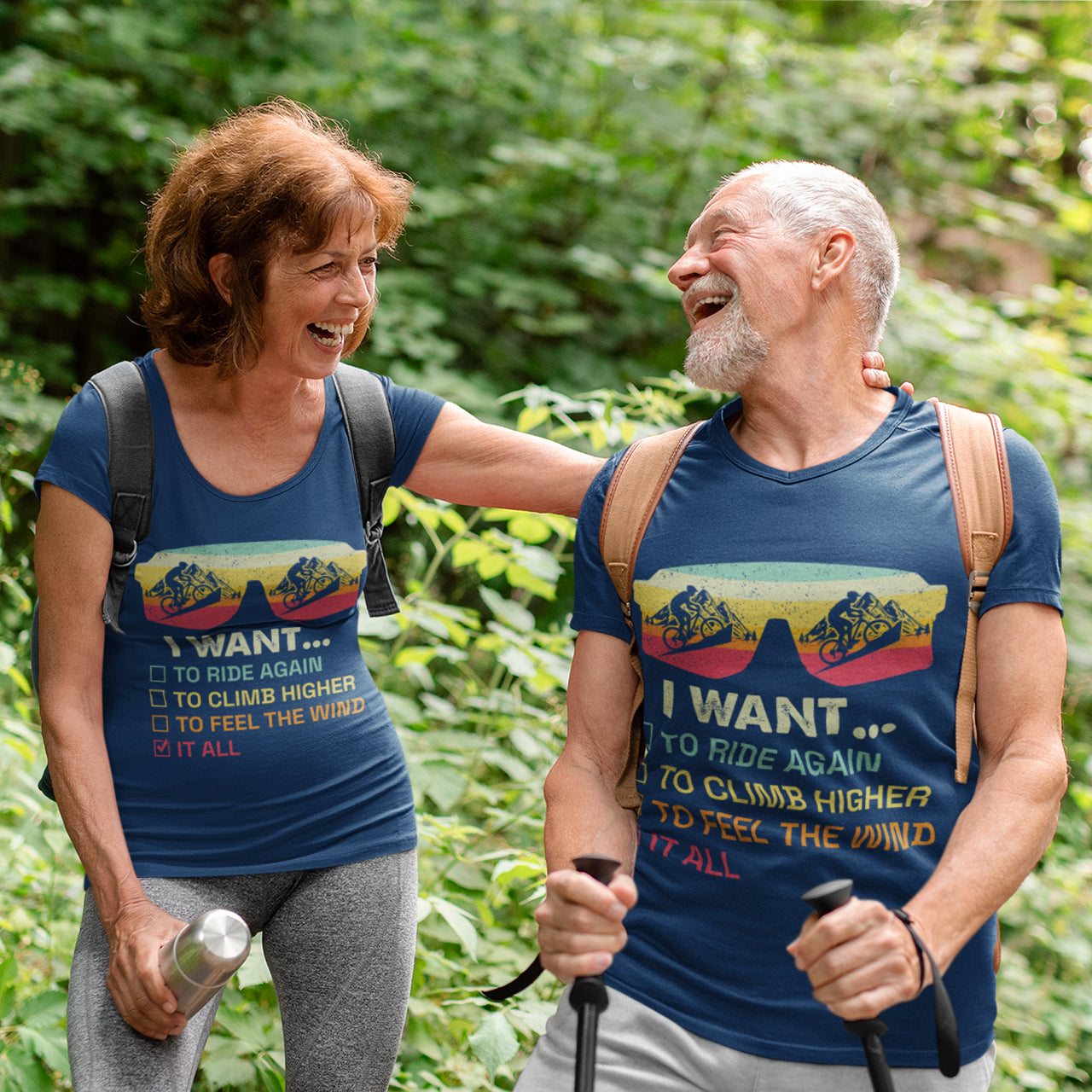 Funny Cycling Wishlist T-Shirt | "I Want It All" Biker Tee