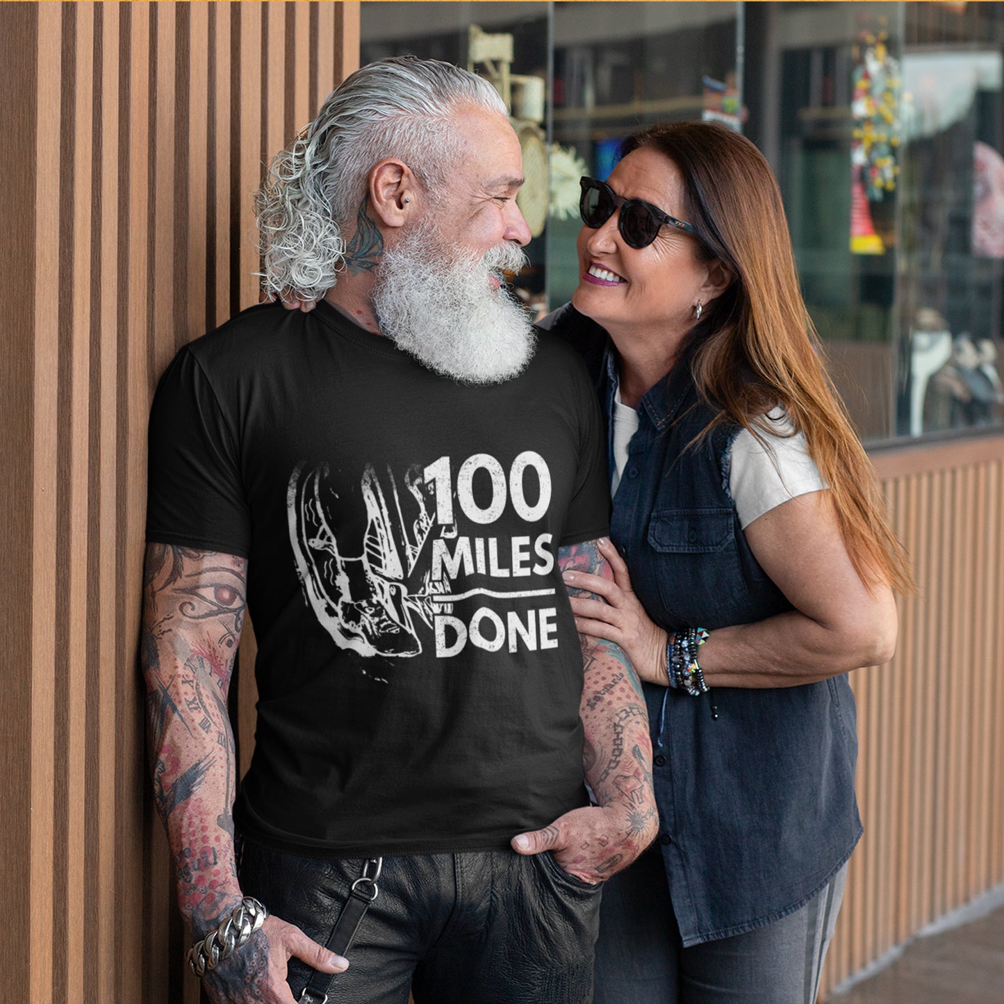 "100 Miles Done" T-Shirt | Century Ride Finisher Gift