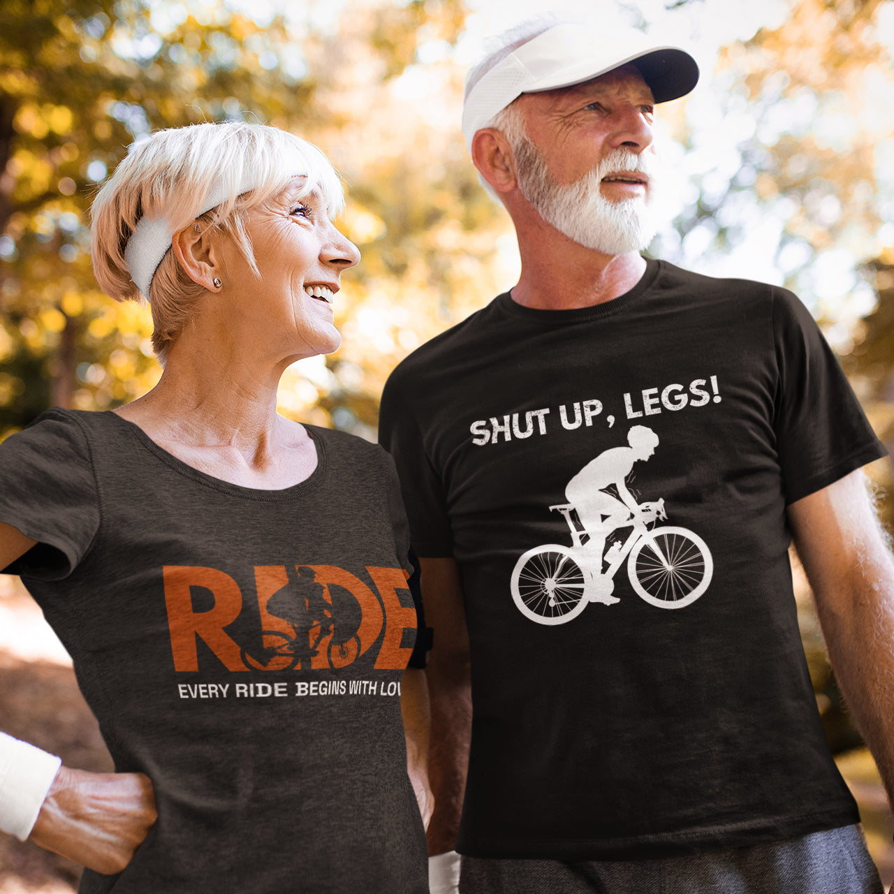 "Shut Up Legs" T-Shirt | Motivational Cycling Mantra Tee