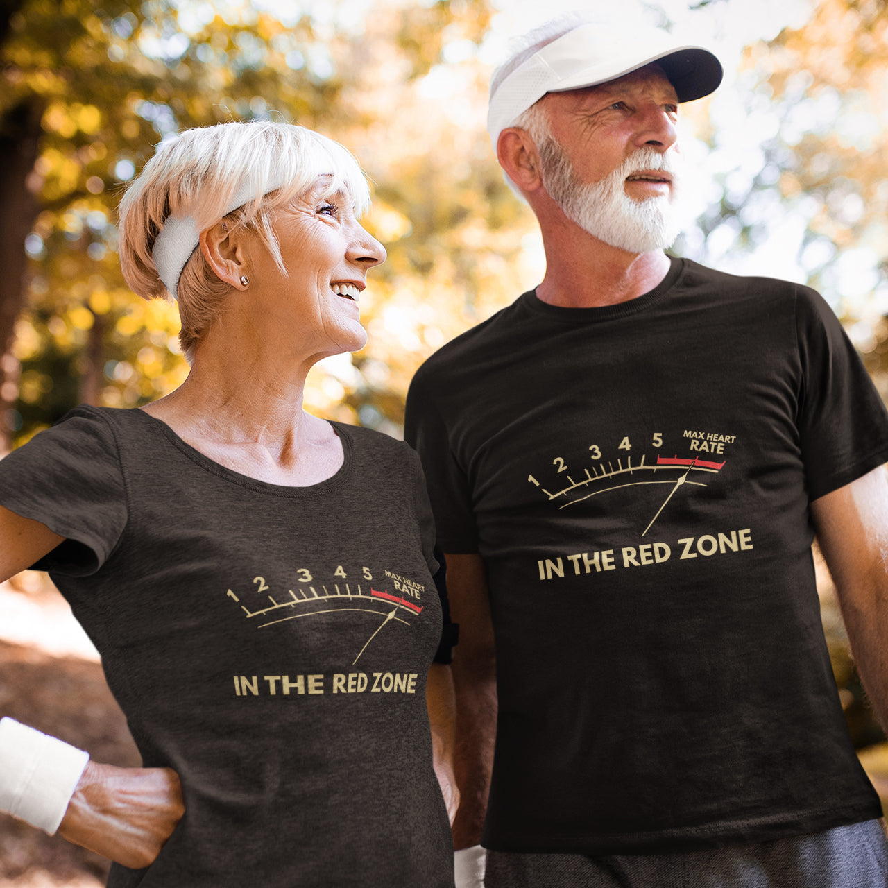 "In The Red Zone" T-Shirt | Funny Max Heart Rate Cycling Tee