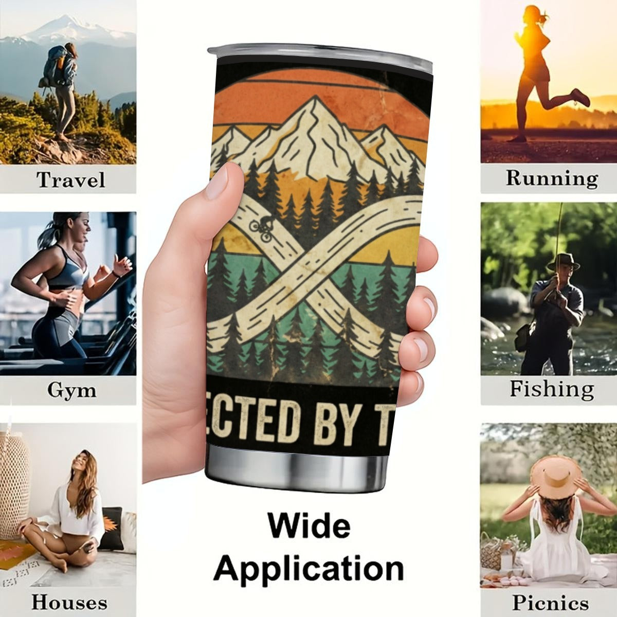 Mountain Therapy Tapered Tumbler