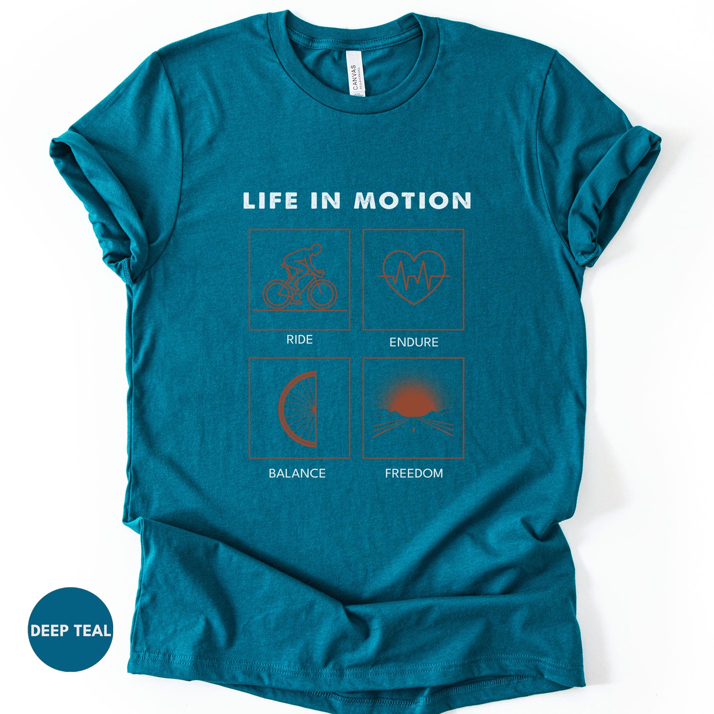 Ride Endure Balance Freedom Shirt | Inspirational Cyclist Gift