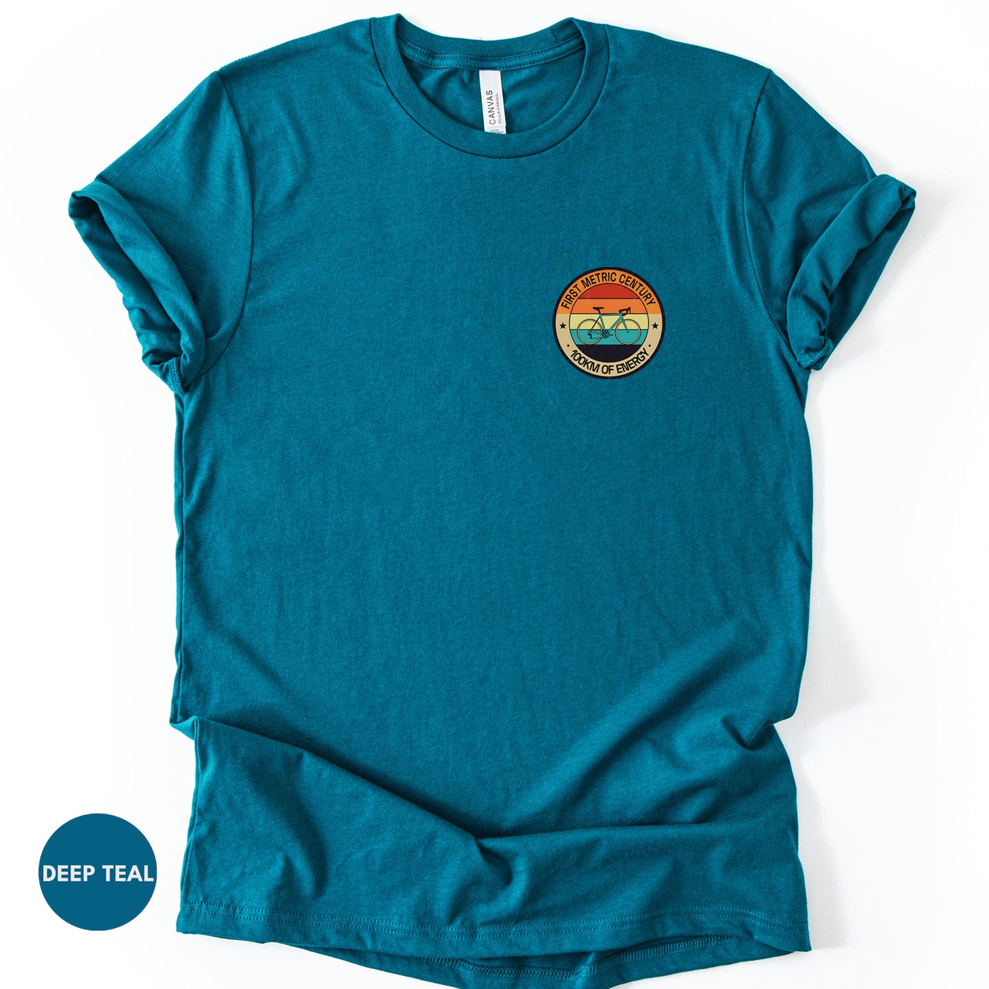 First Metric Century T-Shirt | 100km Cycling Achievement Gift