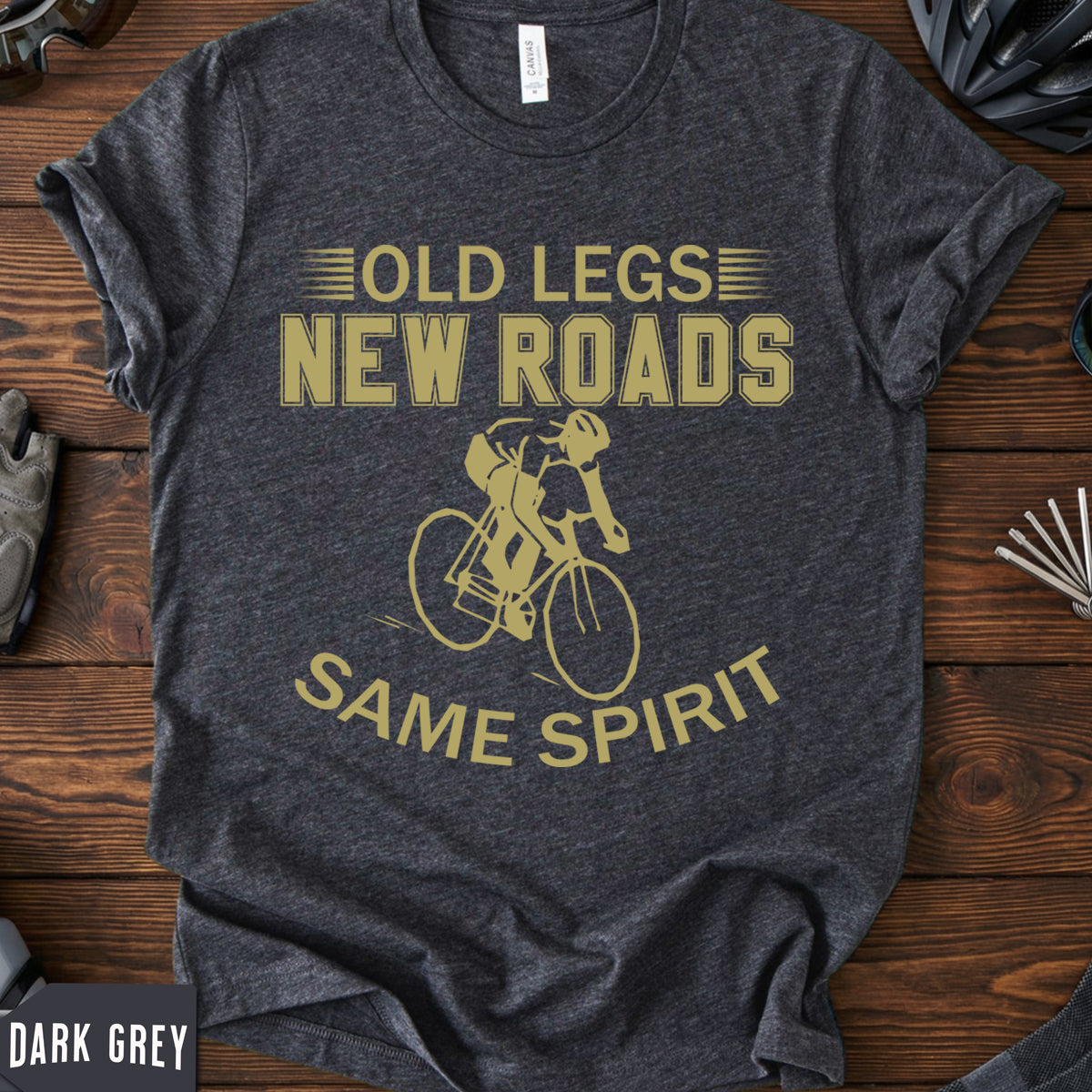 Old Man Strength T-Shirt | Funny Veteran Cyclist Gift