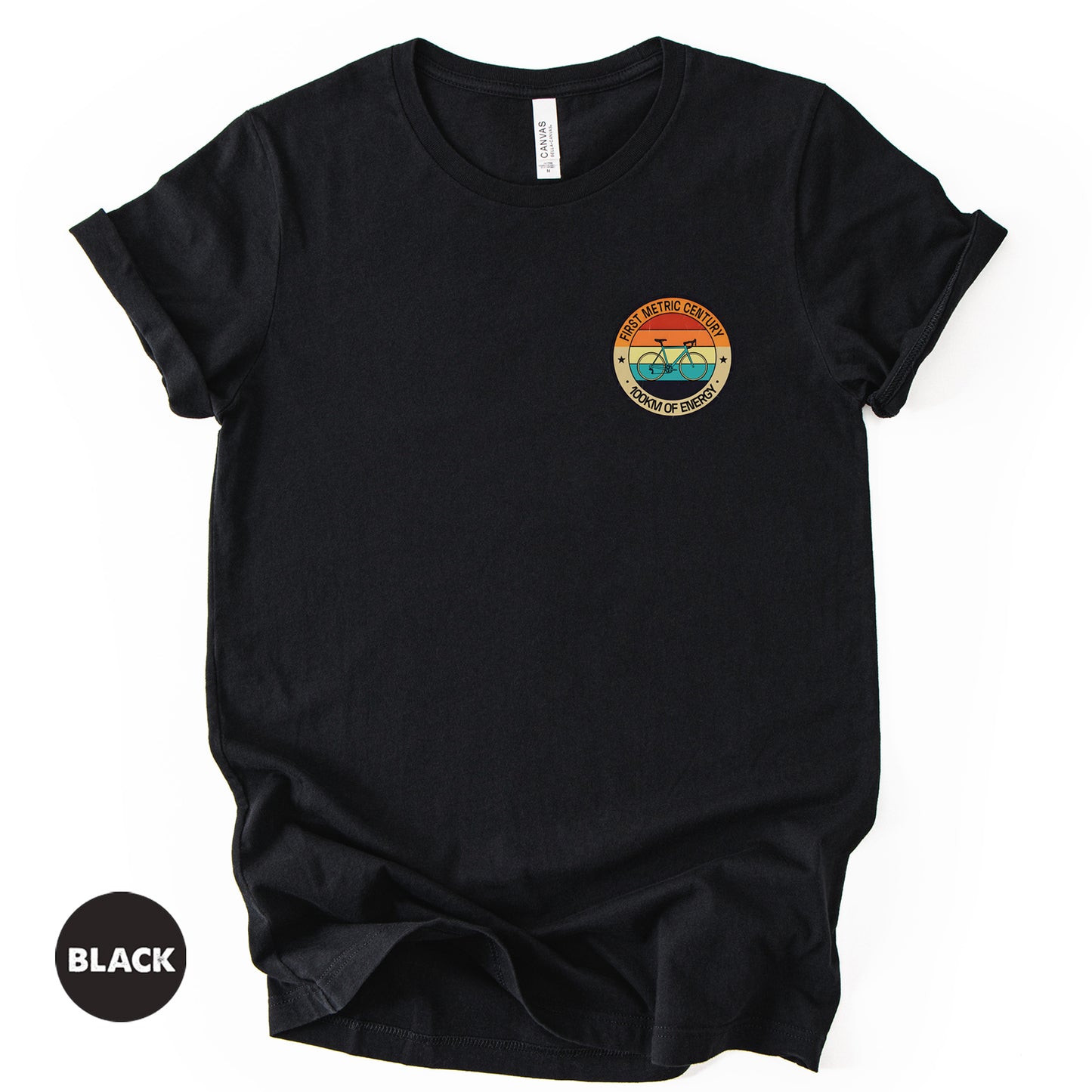 First Metric Century T-Shirt | 100km Cycling Achievement Gift