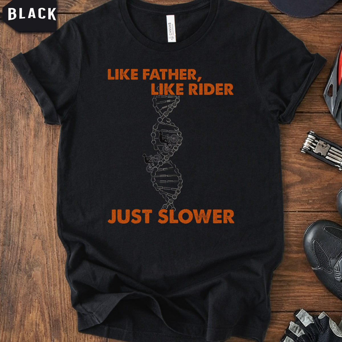 Father and Son Cycling T-Shirt – Like Father, Like Rider