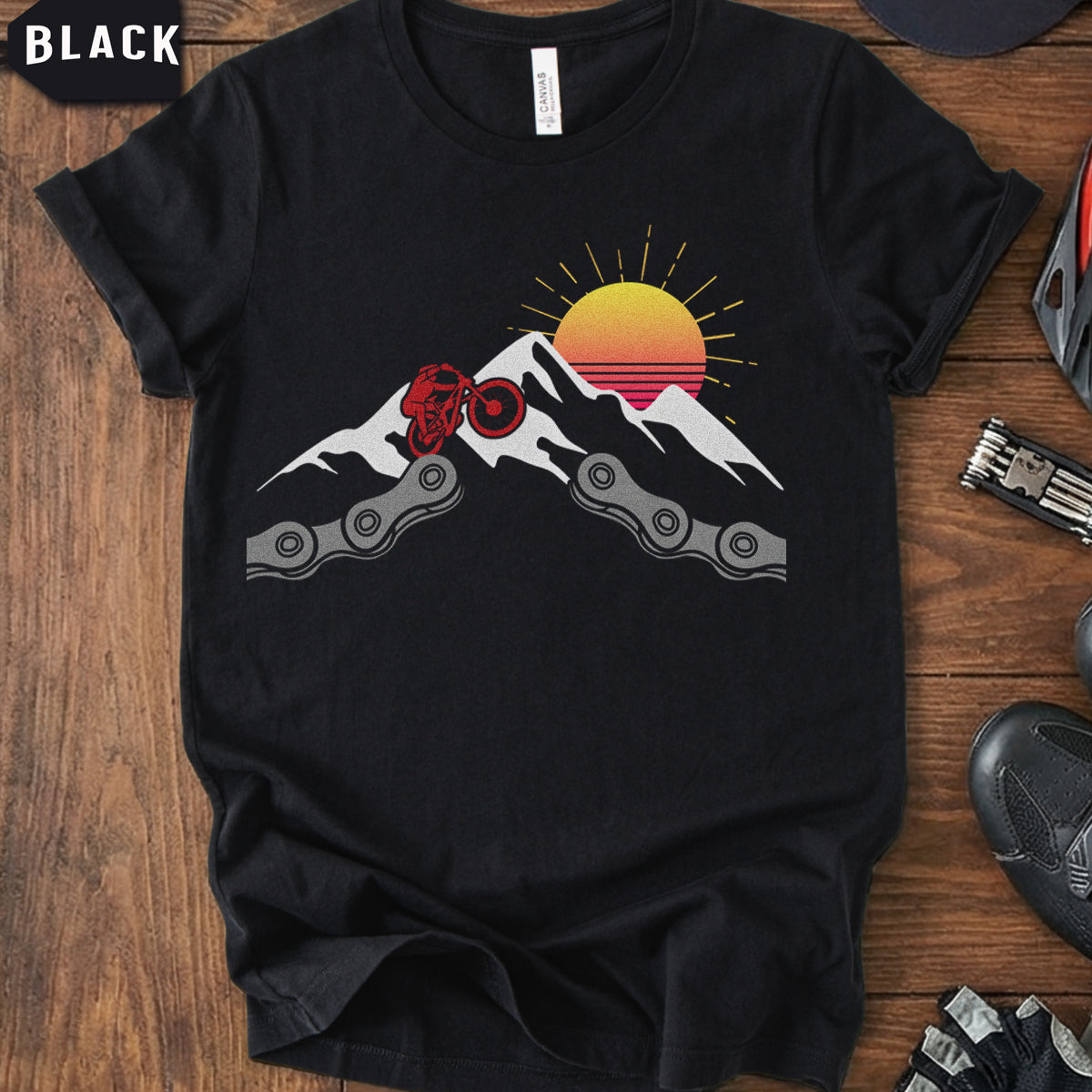 Epic Mountain Bike Jump T-Shirt | Conquer The Mountain Tee