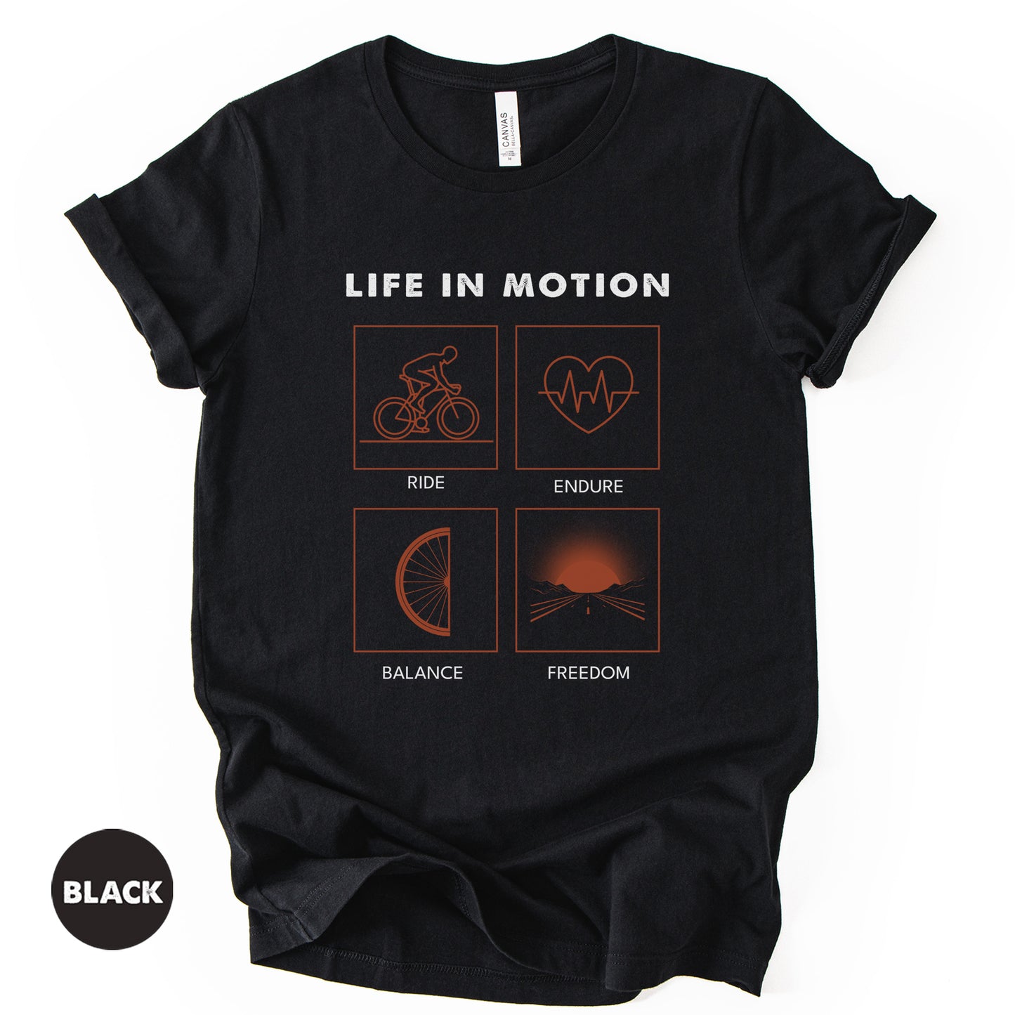 Ride Endure Balance Freedom Shirt | Inspirational Cyclist Gift