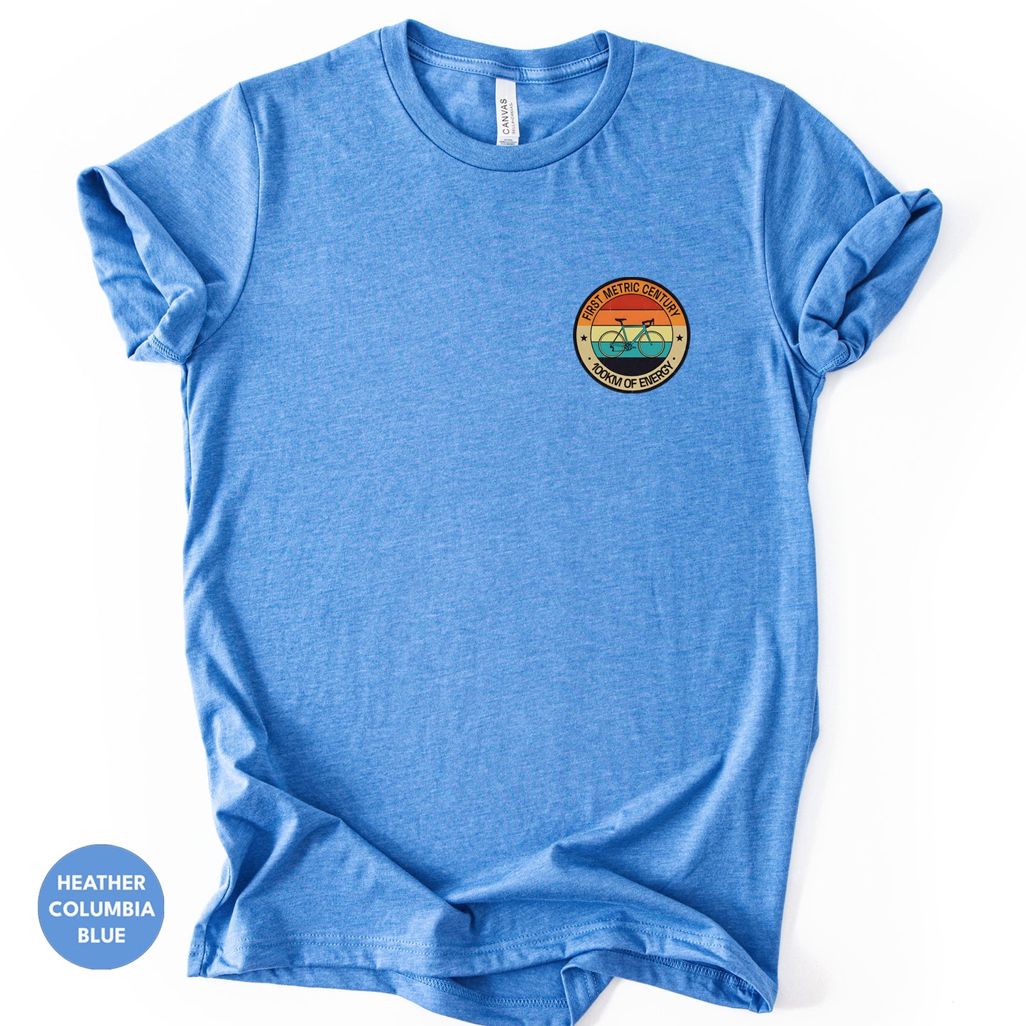 First Metric Century T-Shirt | 100km Cycling Achievement Gift