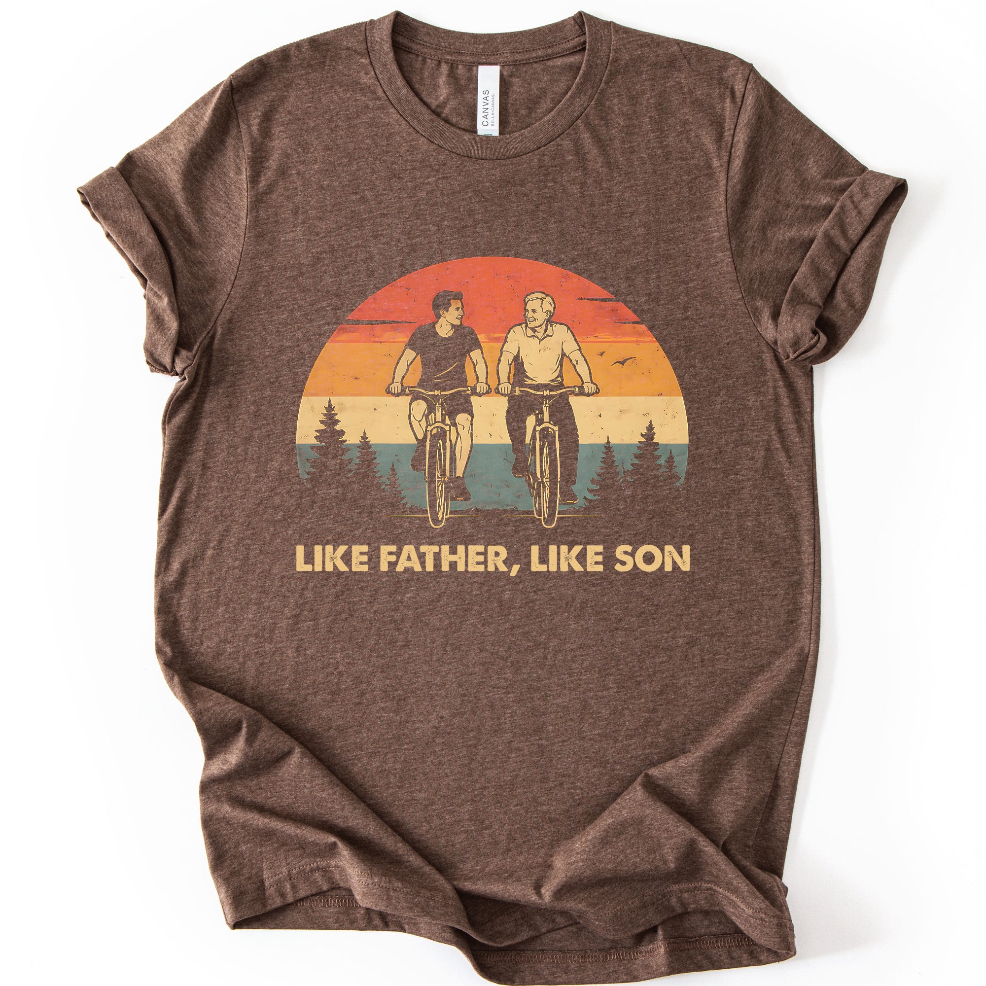 The "Like Father, Like Son" Cyclist Tee