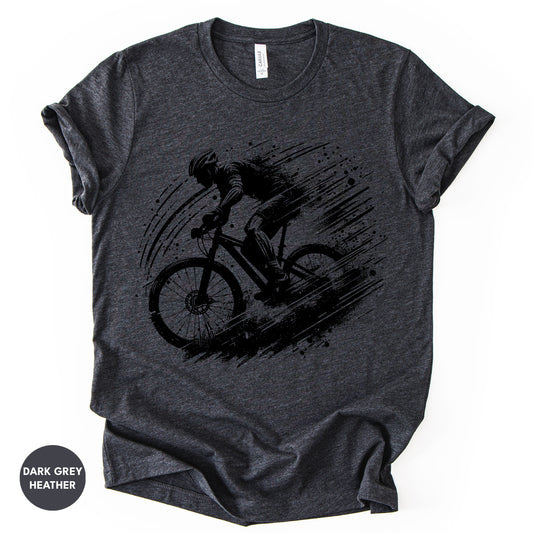 Cycling T-Shirt – Push Hard, Ride Free.