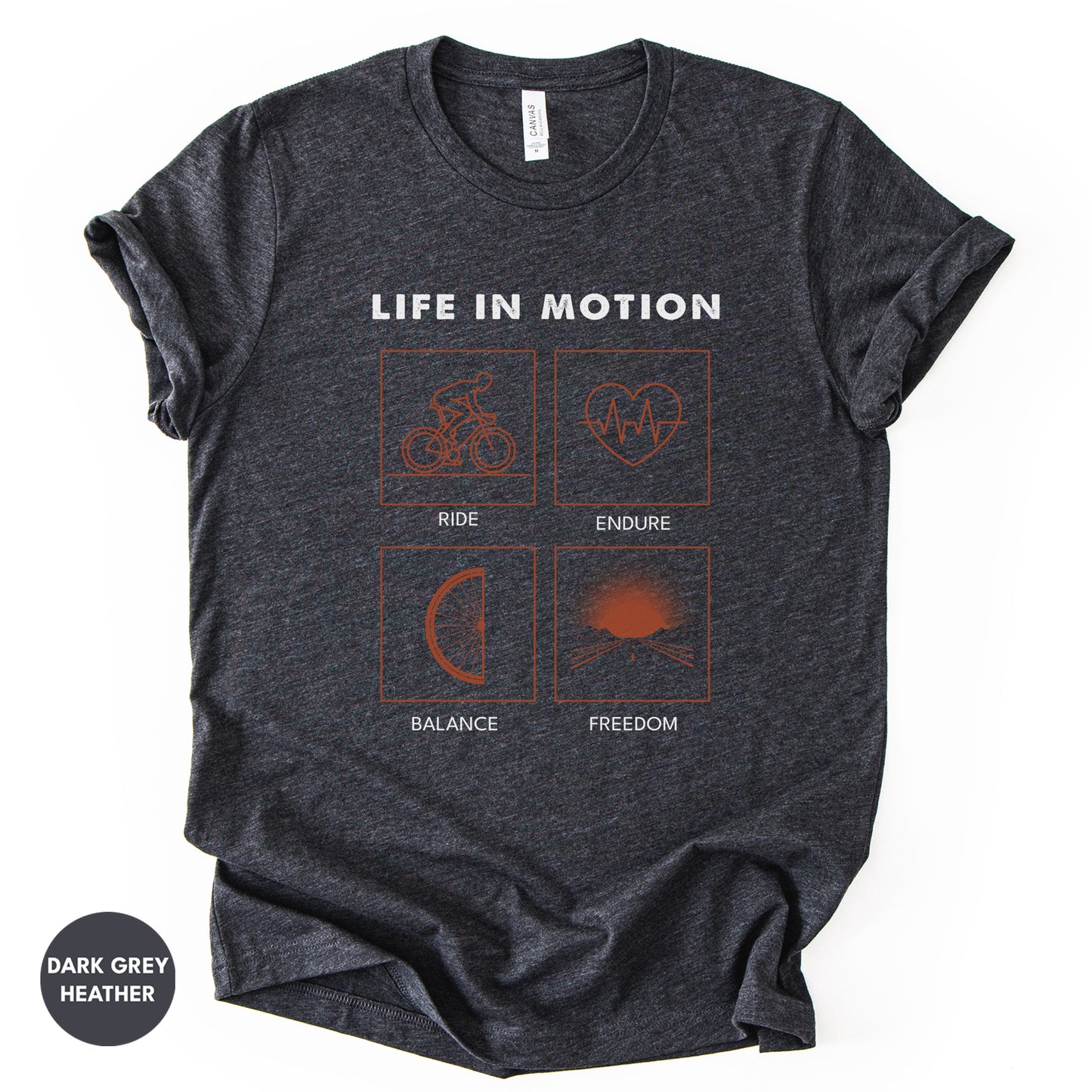 Ride Endure Balance Freedom Shirt | Inspirational Cyclist Gift