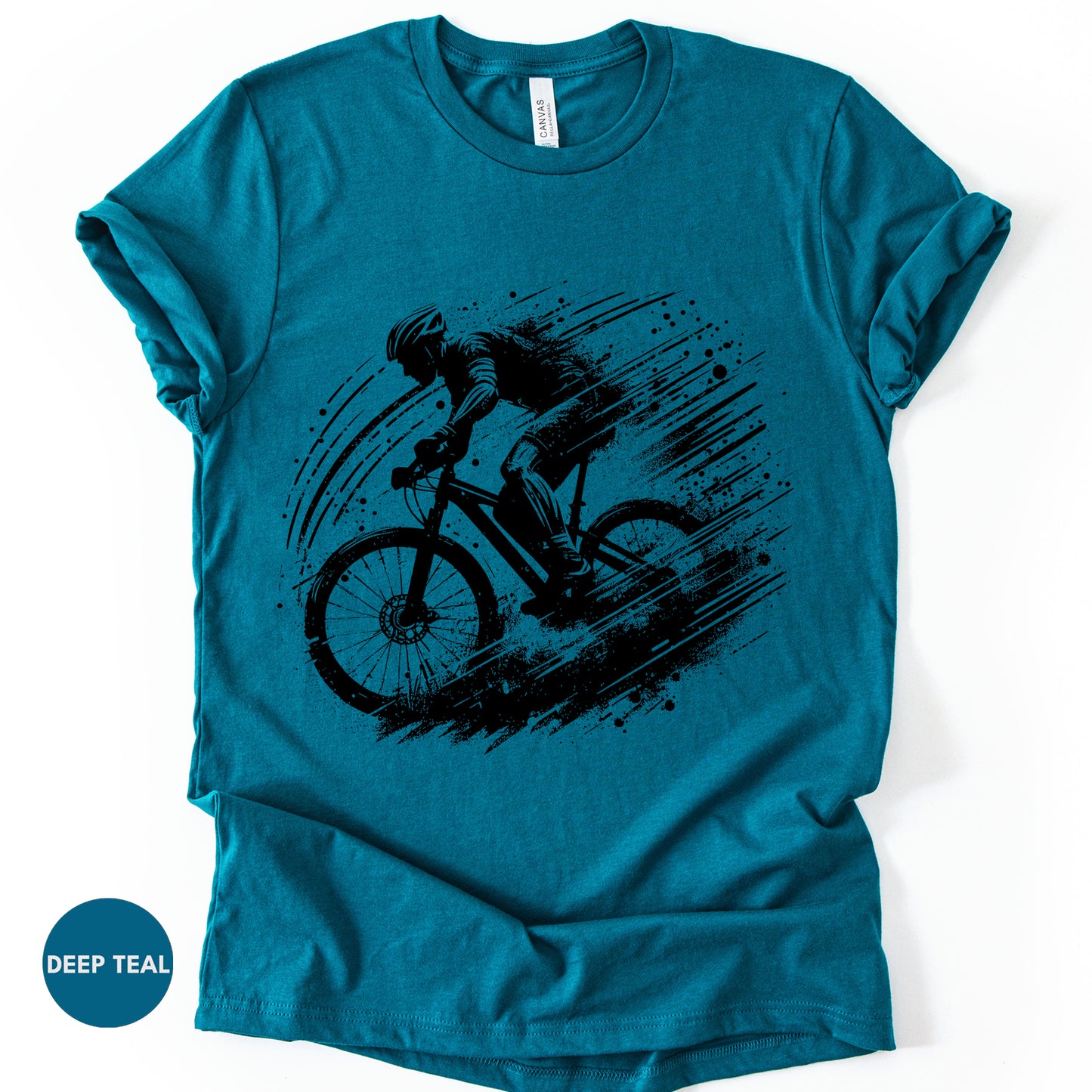Cycling T-Shirt – Push Hard, Ride Free.