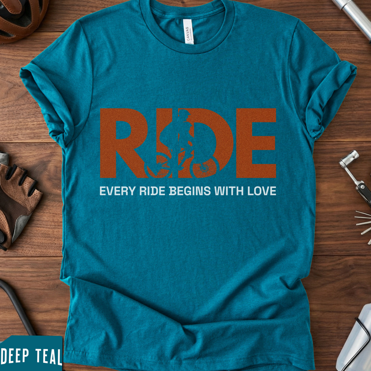 Mom & Kid Cycling T-Shirt – RIDE / Every Ride Begins With Love