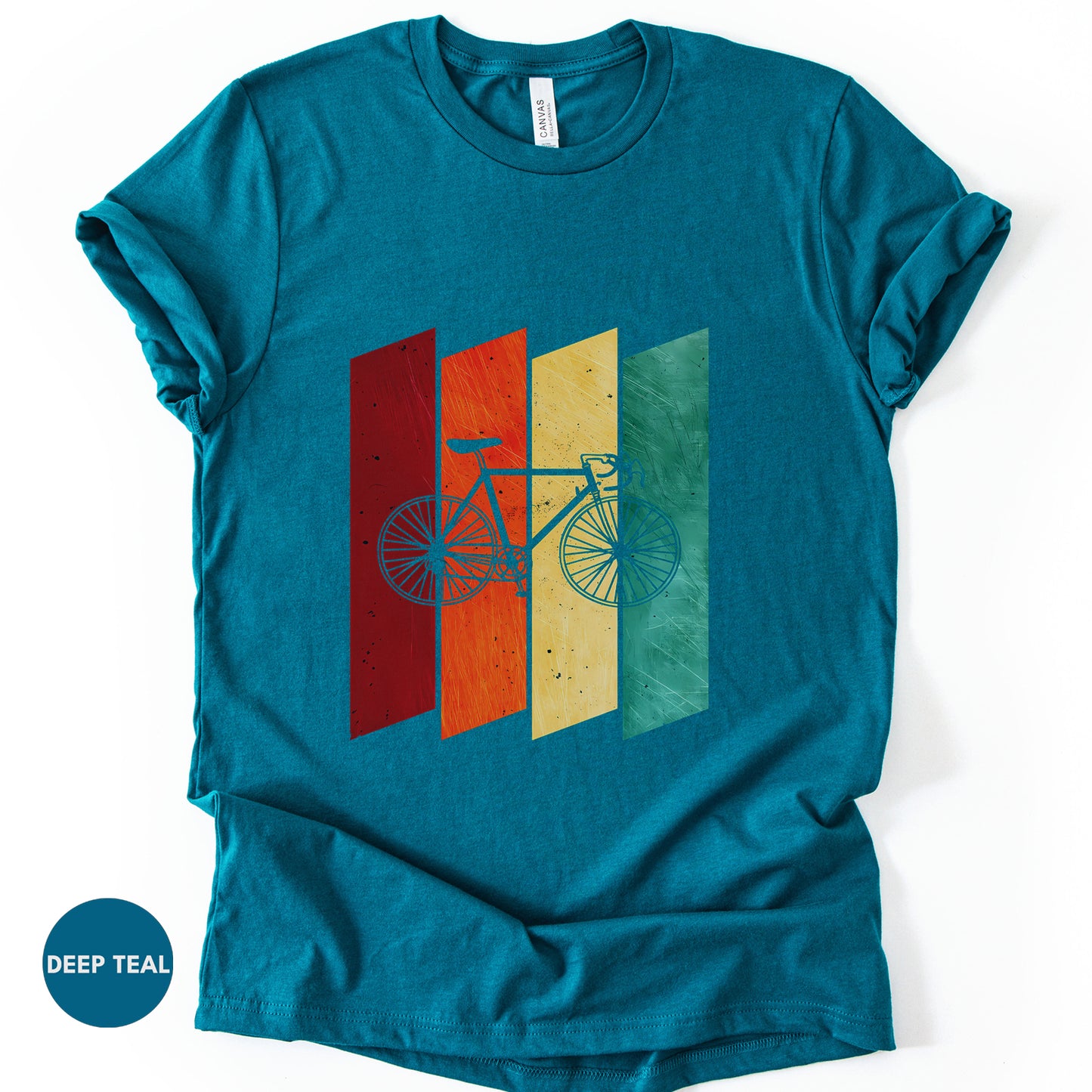 Retro Cycling T-Shirt – Every Ride Has Its Color