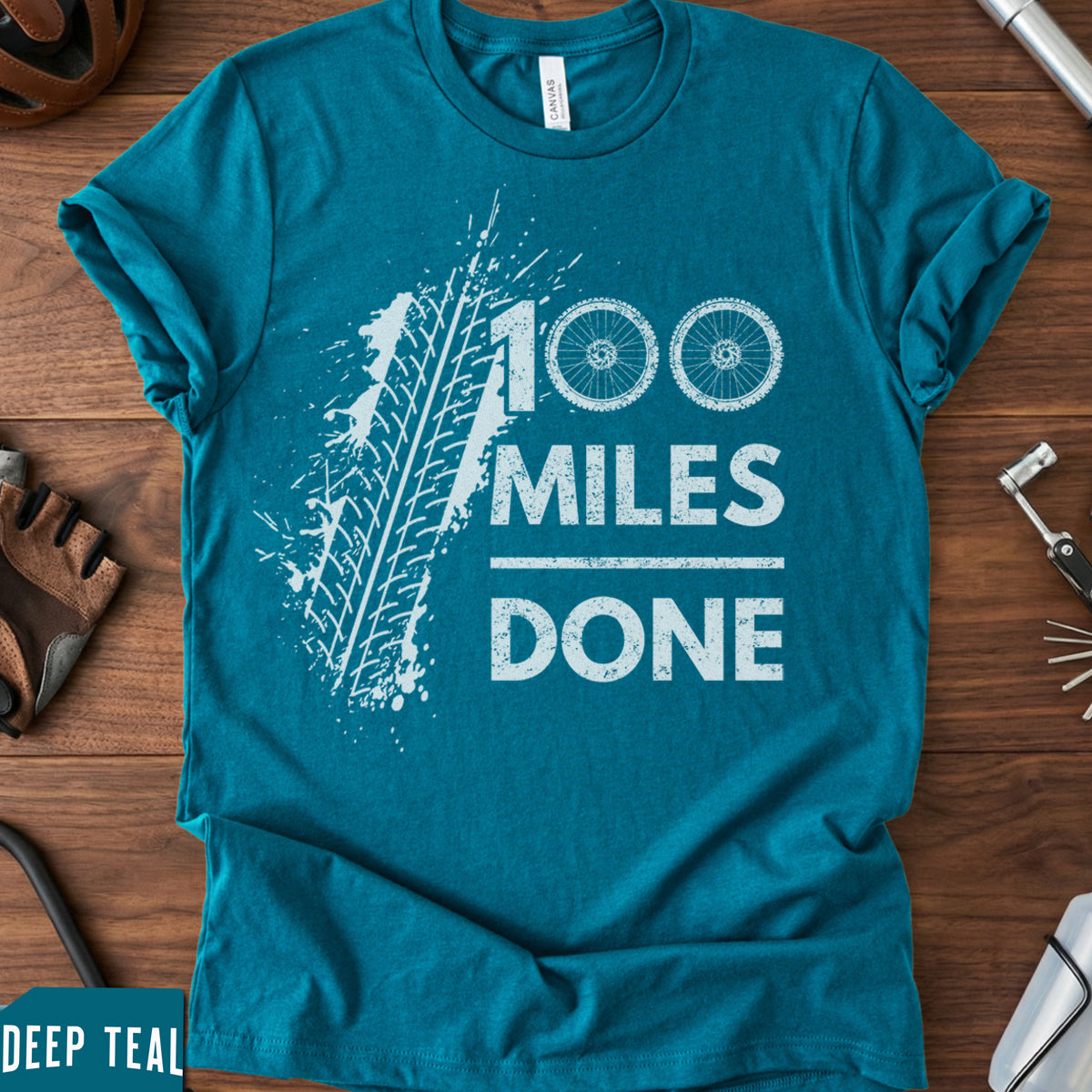 MTB Century Finisher Shirt | 100 Mile Mountain Bike Ride Tee