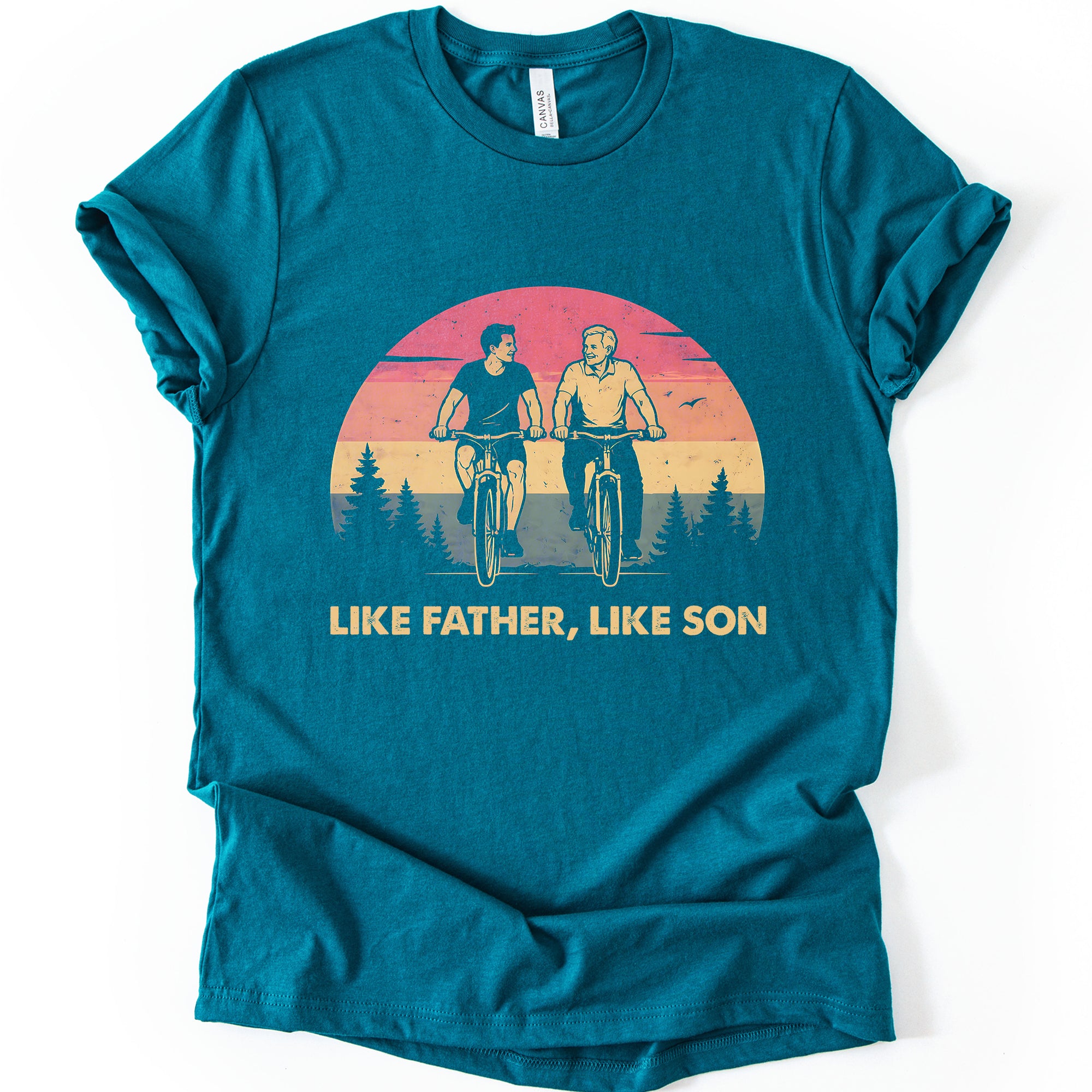 The "Like Father, Like Son" Cyclist Tee