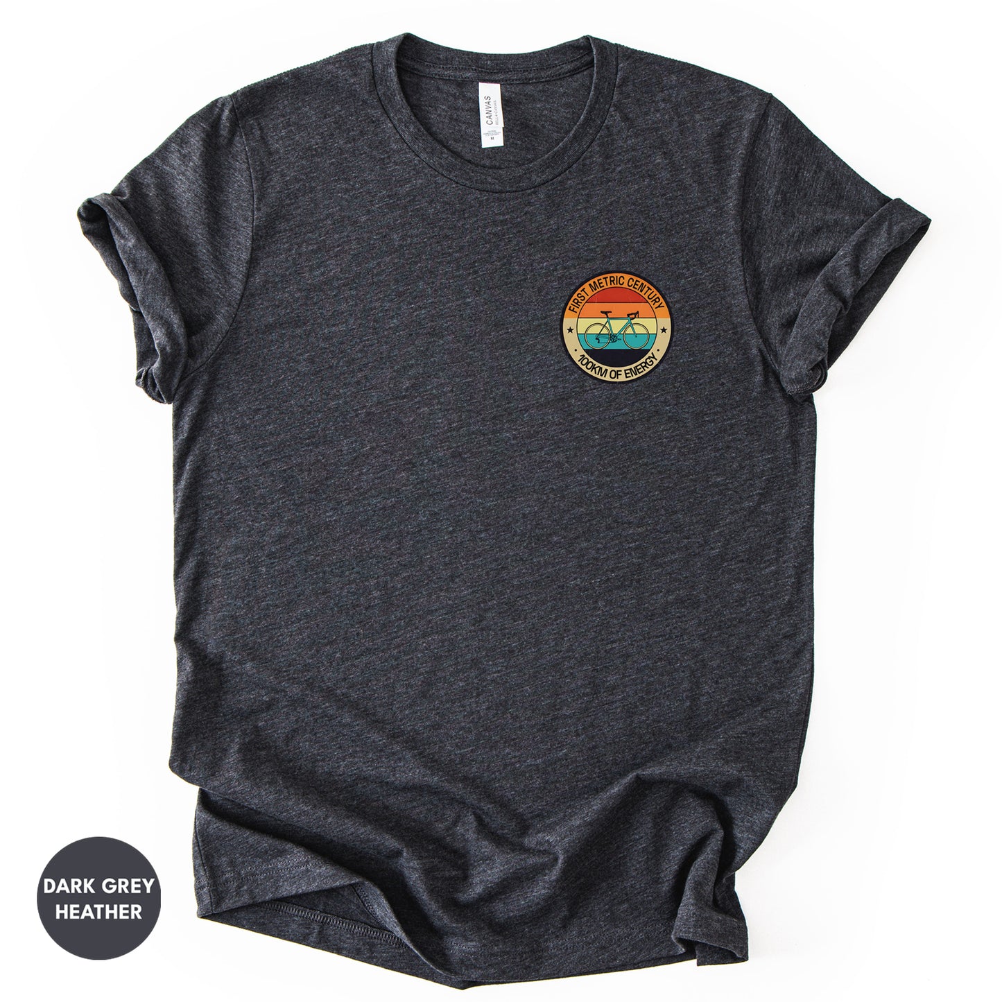 First Metric Century T-Shirt | 100km Cycling Achievement Gift