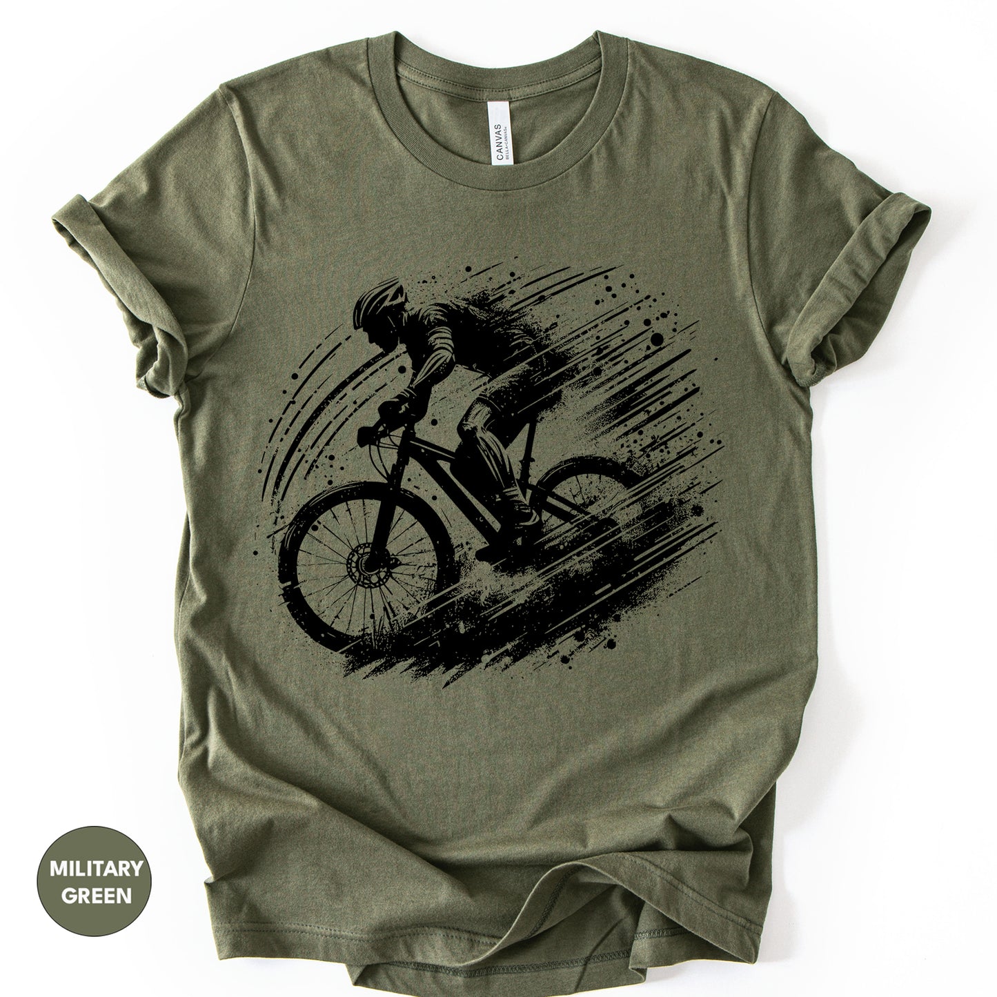Cycling T-Shirt – Push Hard, Ride Free.