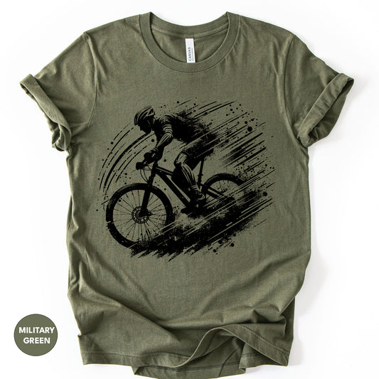 Cycling T-Shirt – Push Hard, Ride Free.