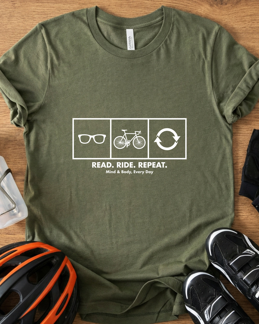 Read. Ride. Repeat.T-Shirt